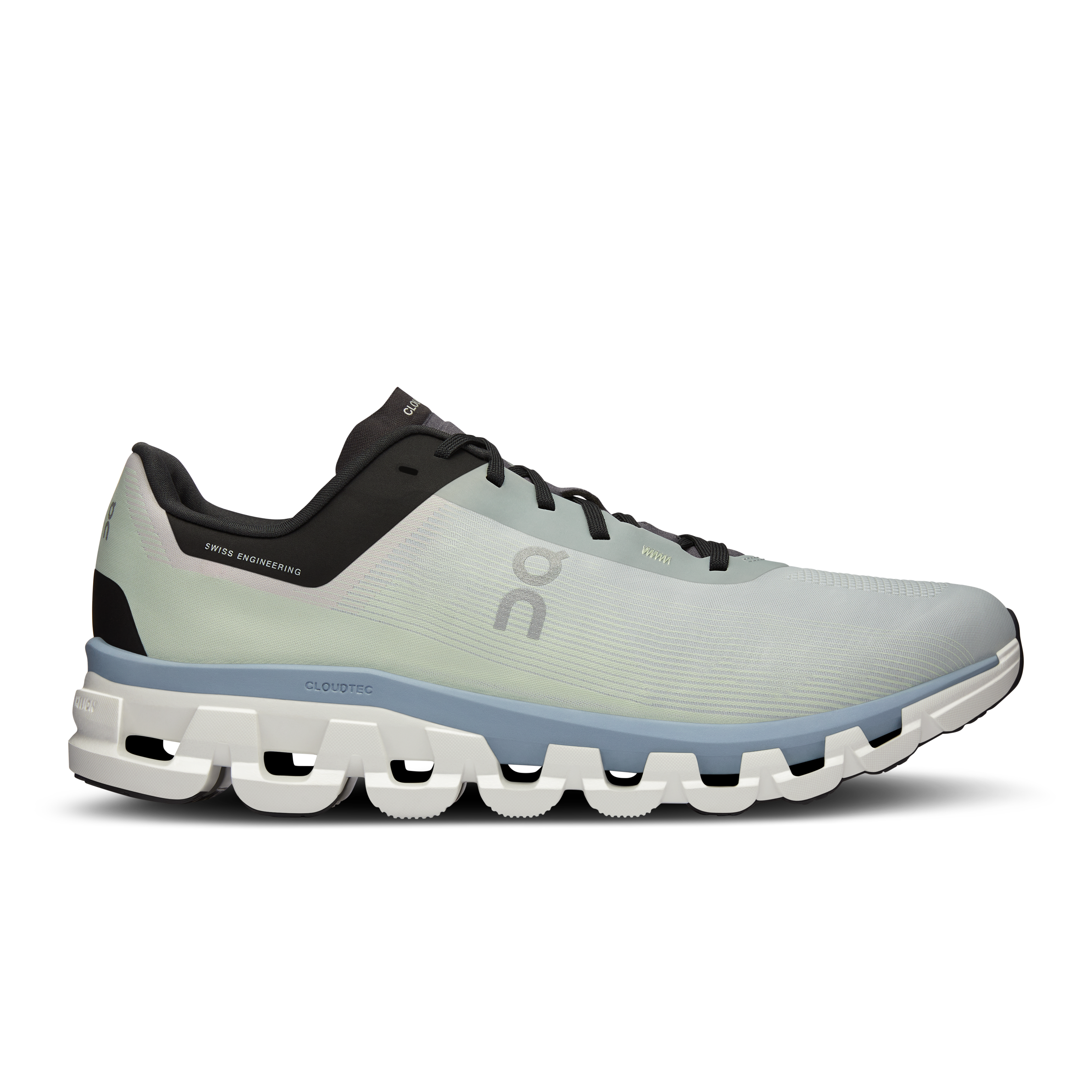 On Cloudflow 4 DISTANCE LTD White Black 3MD30340462 CloudTec Men's Running  Shoes