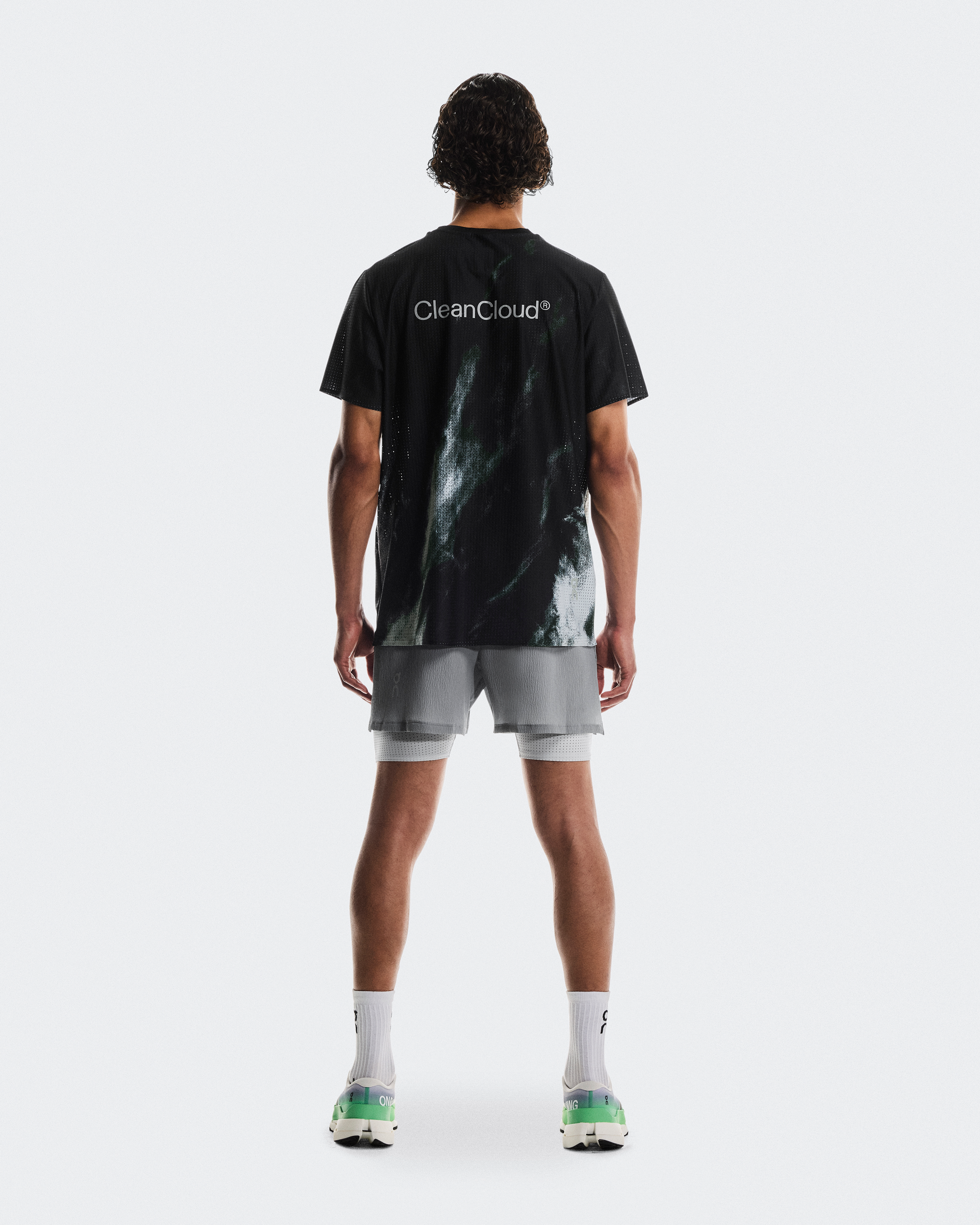 Pace Mesh-TMen / Black | Glacier / L