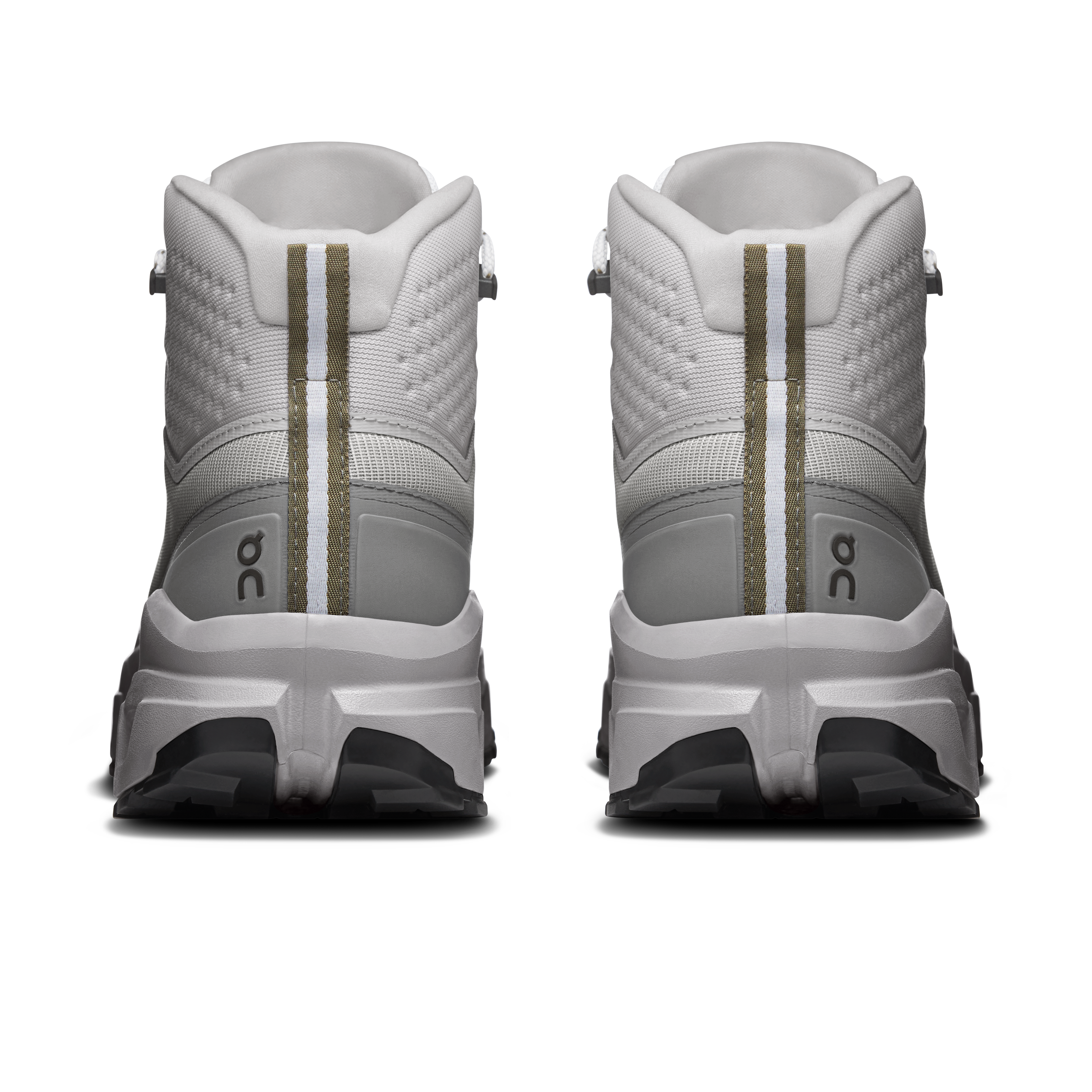 On Cloudrock Mid Waterproof Glacier & Alloy Men Hiking Shoes