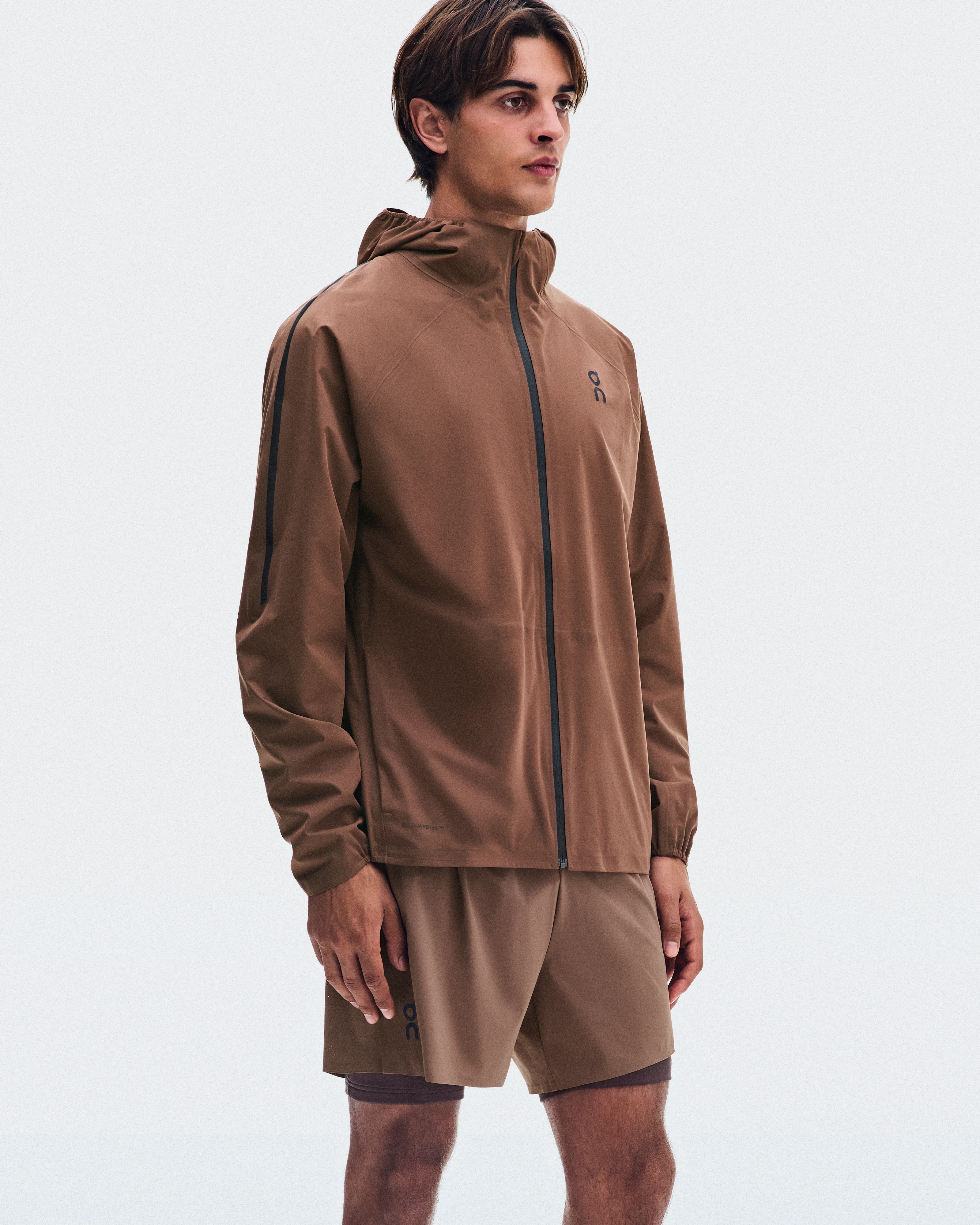 On 5" Performance 2/1 Shorts Acorn & Mulberry Hombre – Running de rendimiento, ligeros, evacuan el sudor Pantalones cortos