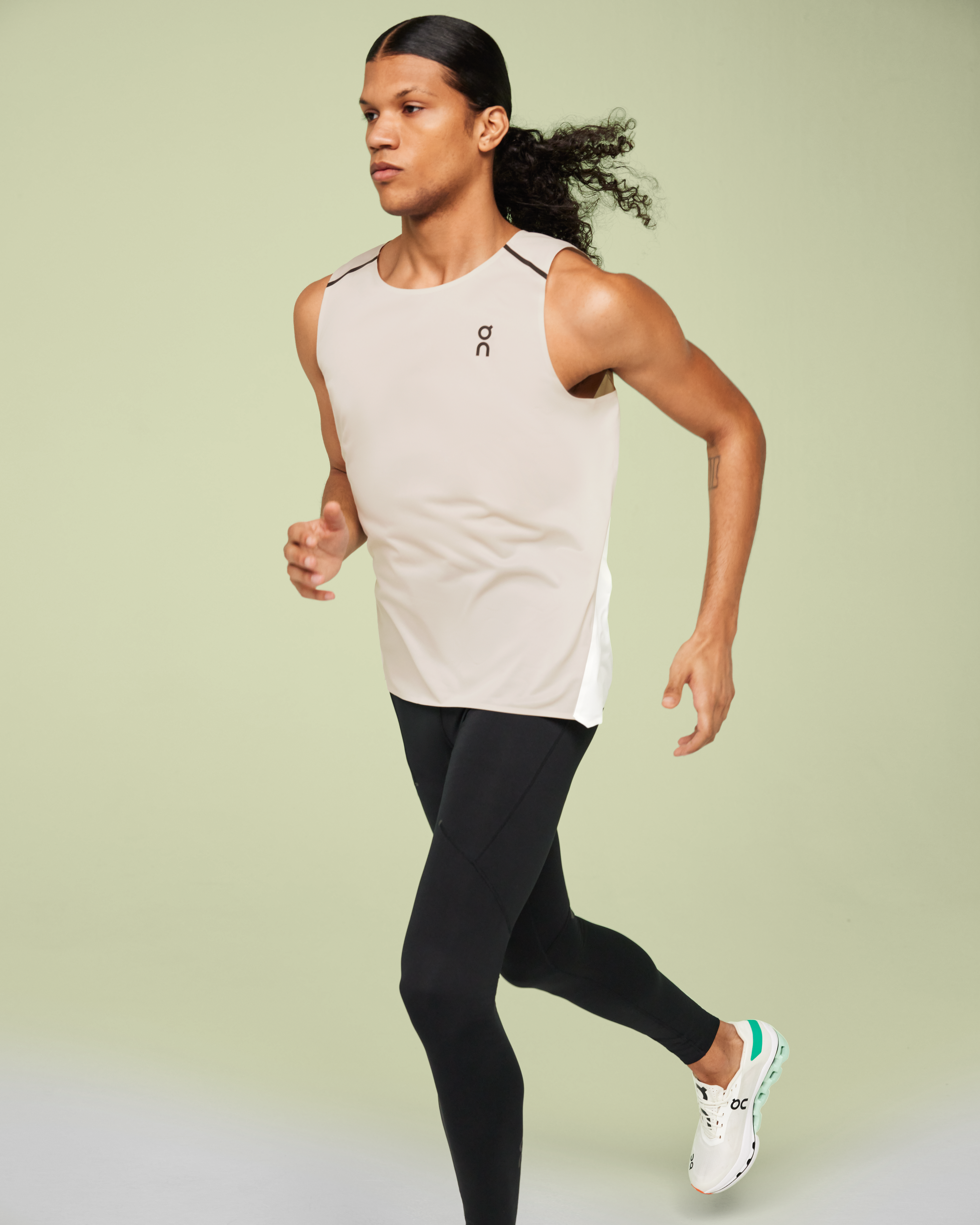 On Tank-T Pearl & Undyed-White Men Tops and t-shirts