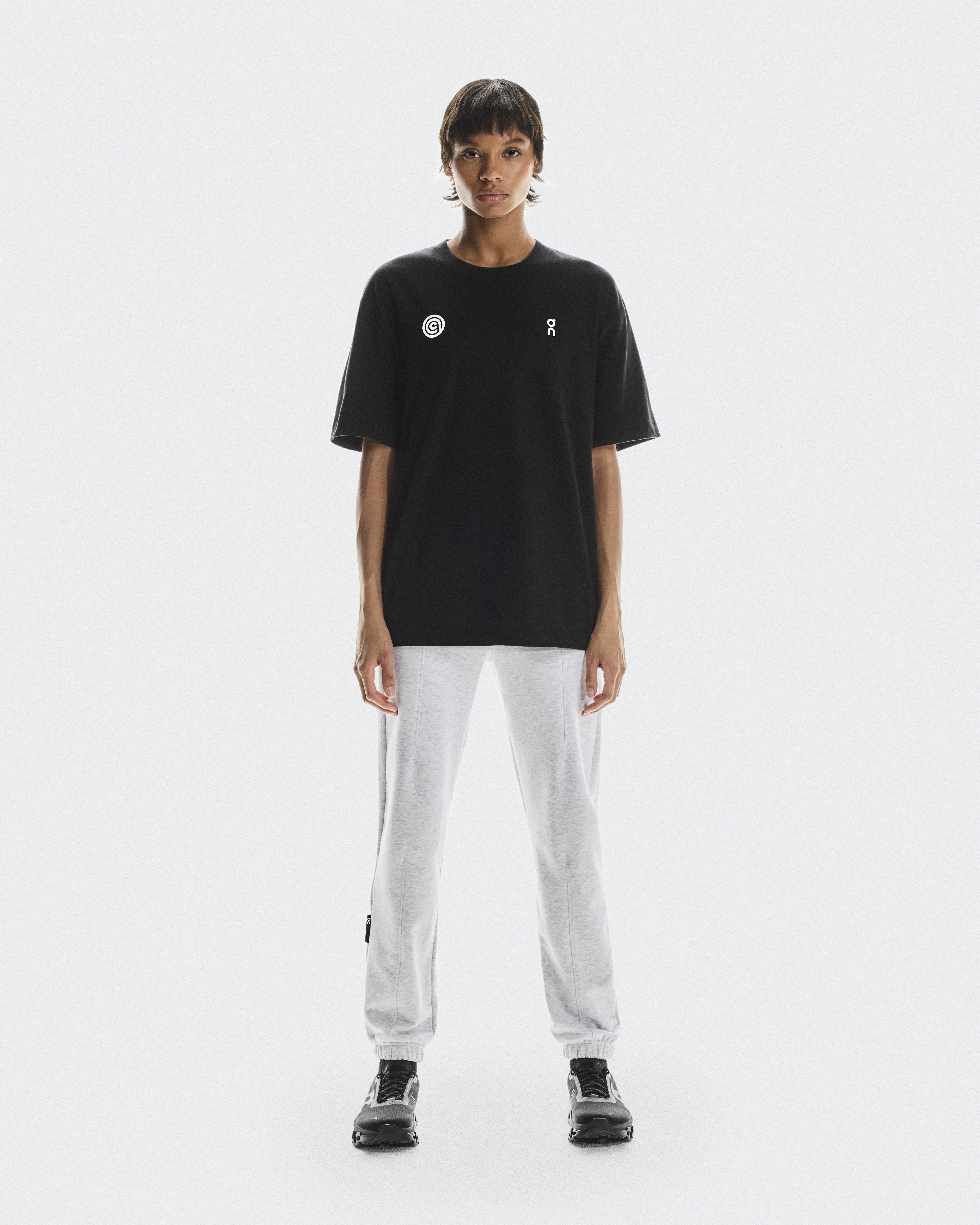 On Club OAC T-Shirt para Mujer en Black, Talla: XS