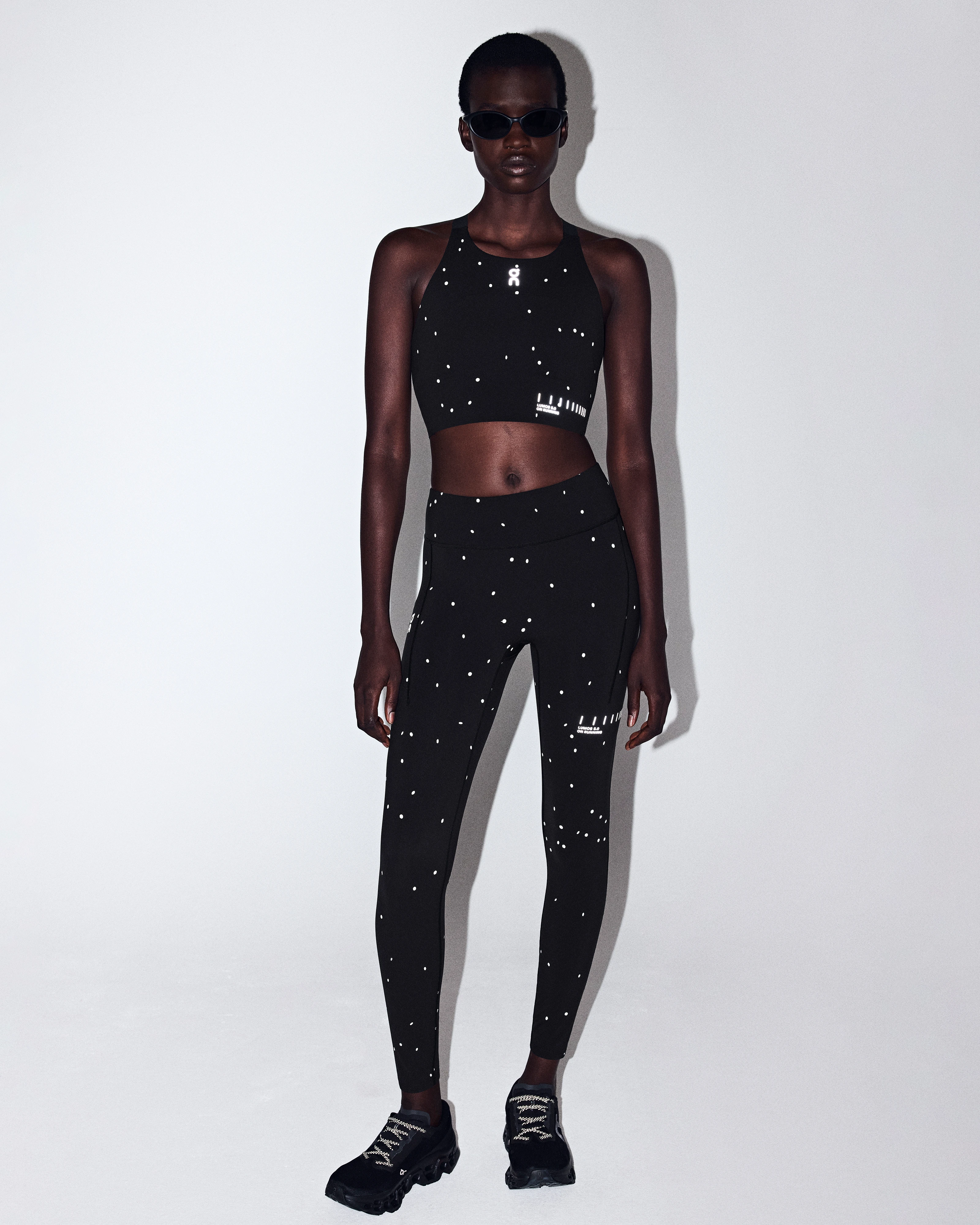 On Performance Tights Lumos Black & Eclipse Femme Leggings
