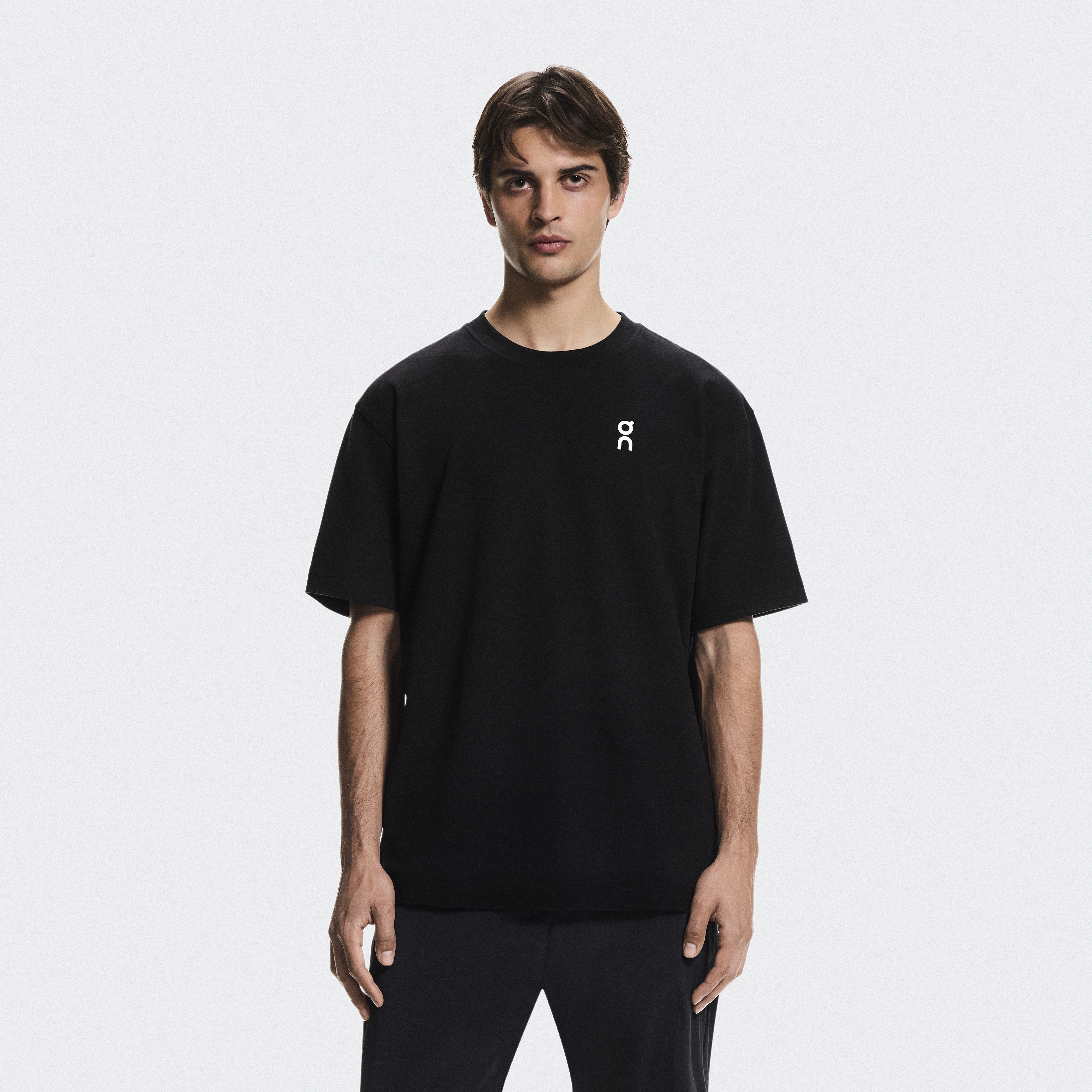 Club-T Rhythm Short-Sleeve Shirt in Black