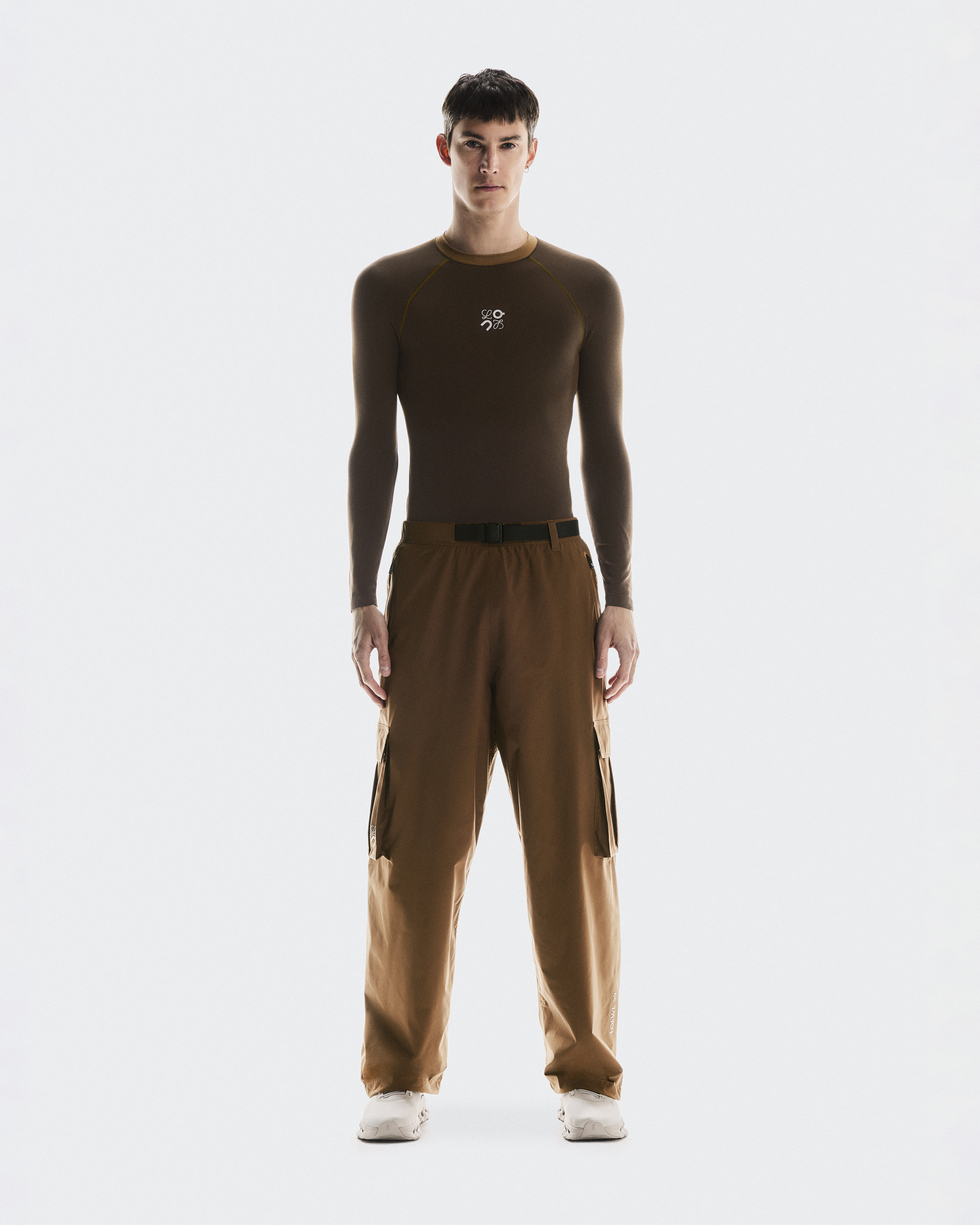 On Men's Cargo Trousers LOEWE Pant in Toffee, Size: XL, Polyester
