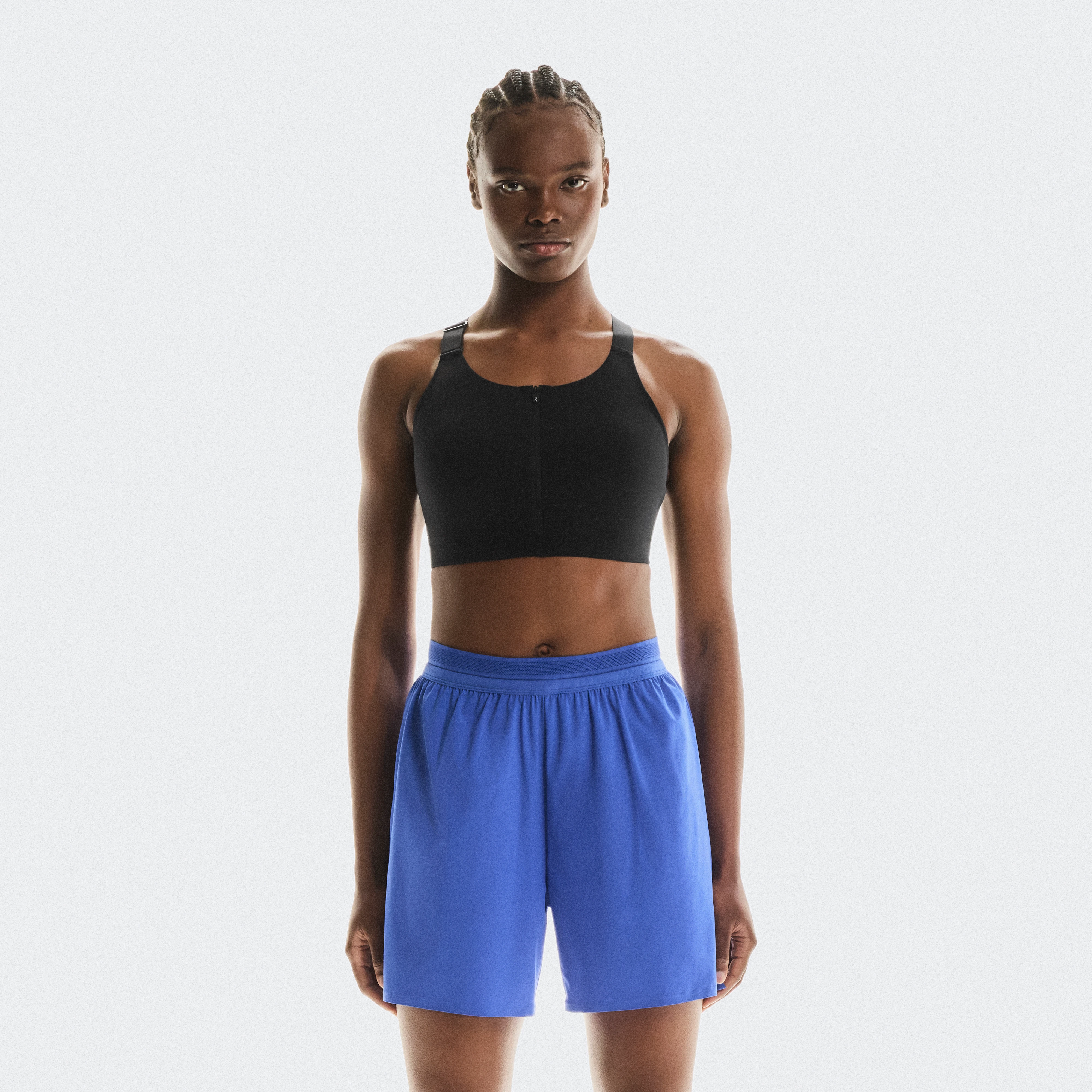 On Endurance Bra Zip Black Women Women – Running, high-support, front zipper Bras