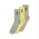 Logo Sock High 3P in Lemonade/Tin