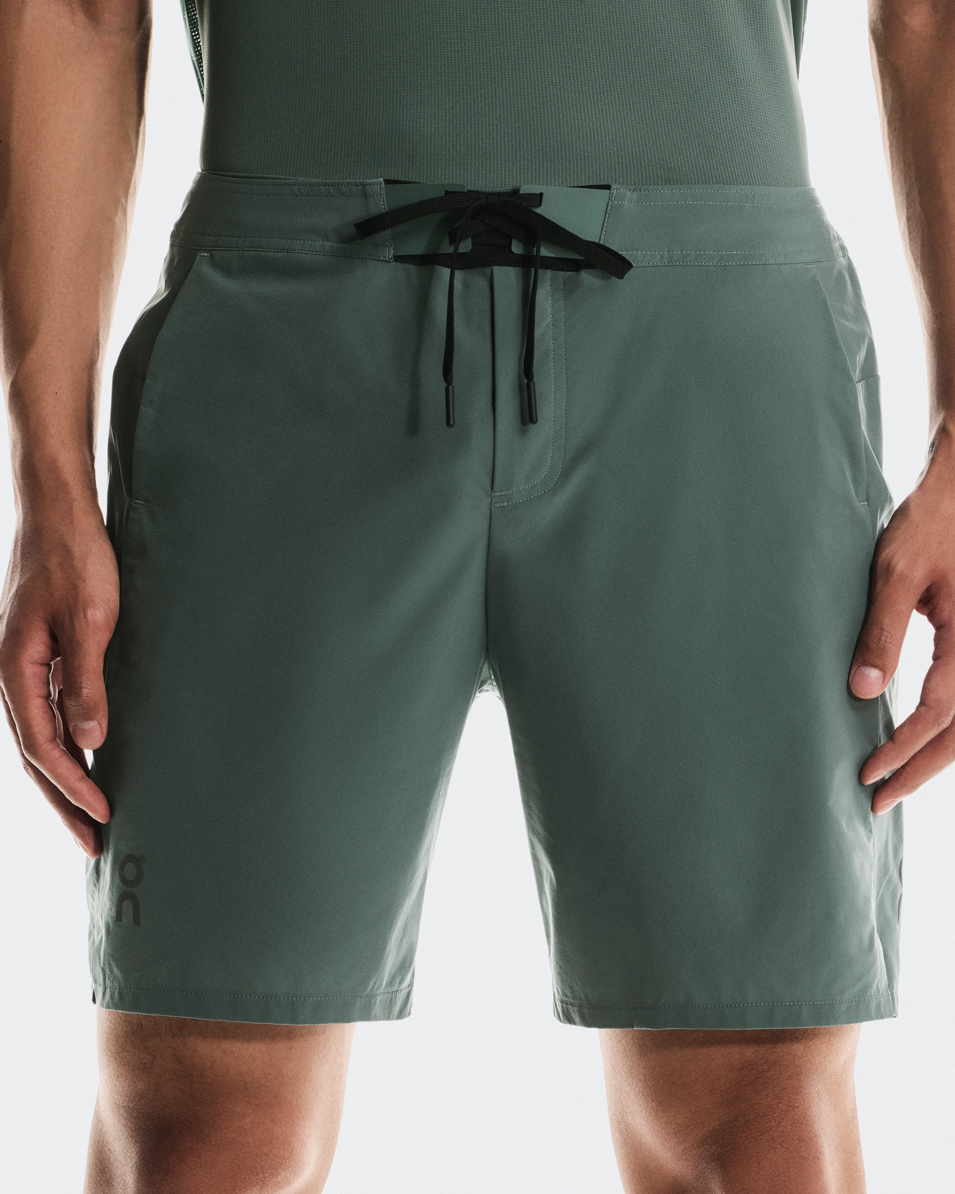 On Performance Hybrid Short Olive Men Shorts