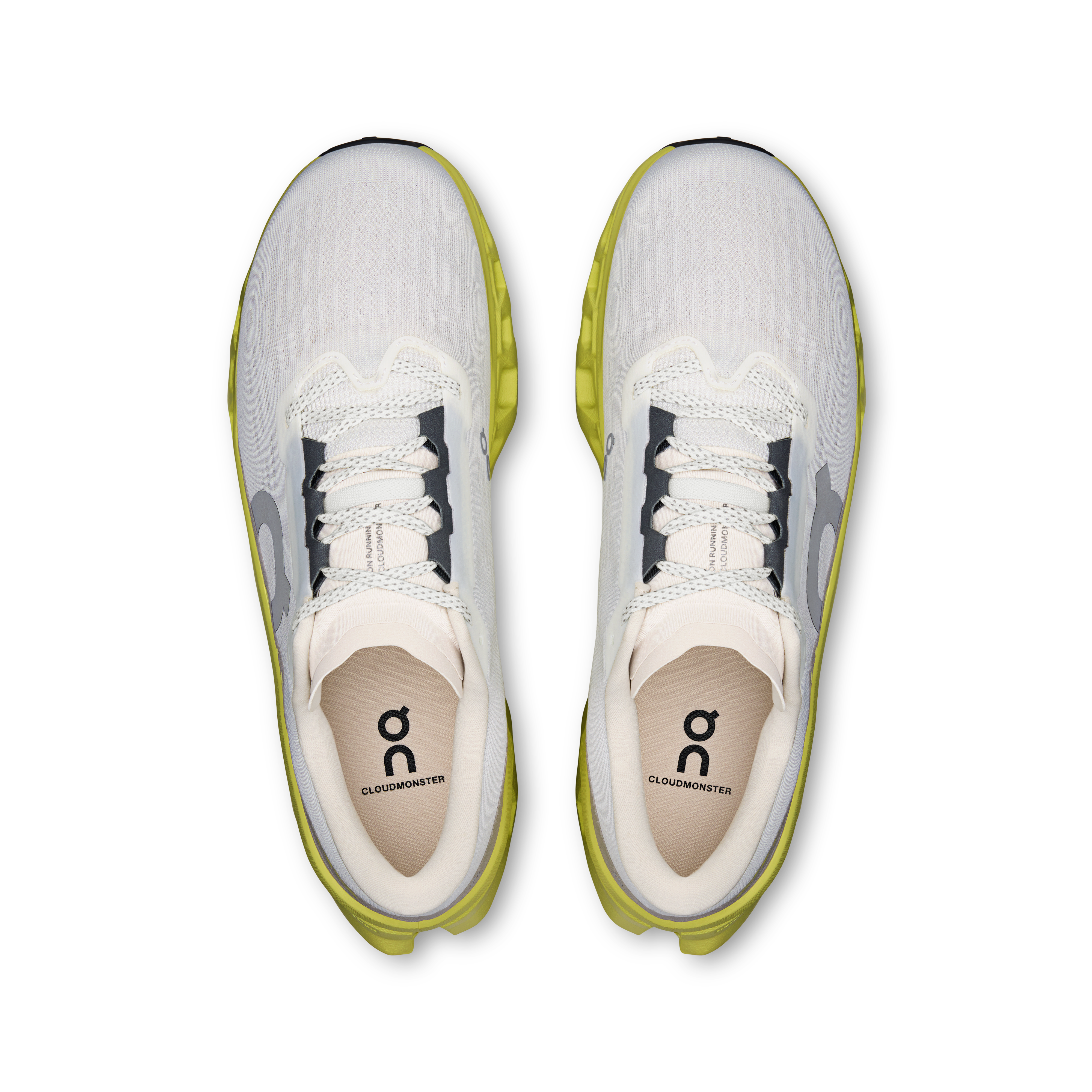 On Cloudmonster 3 Ivory & Limelight Men Road running Shoes