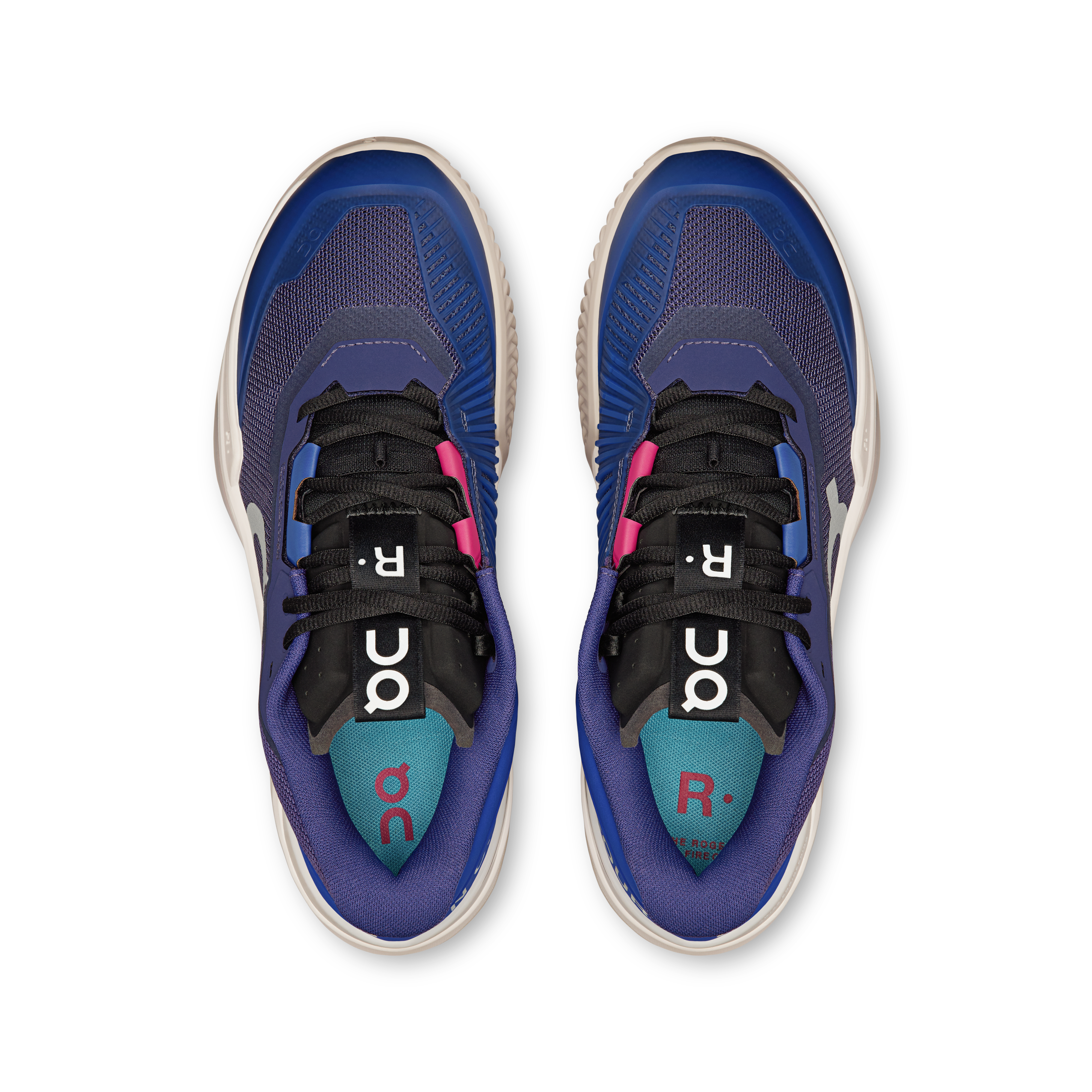 On THE ROGER Pro Fire Clay Currant & Horizon Herren Tennis Schuhe