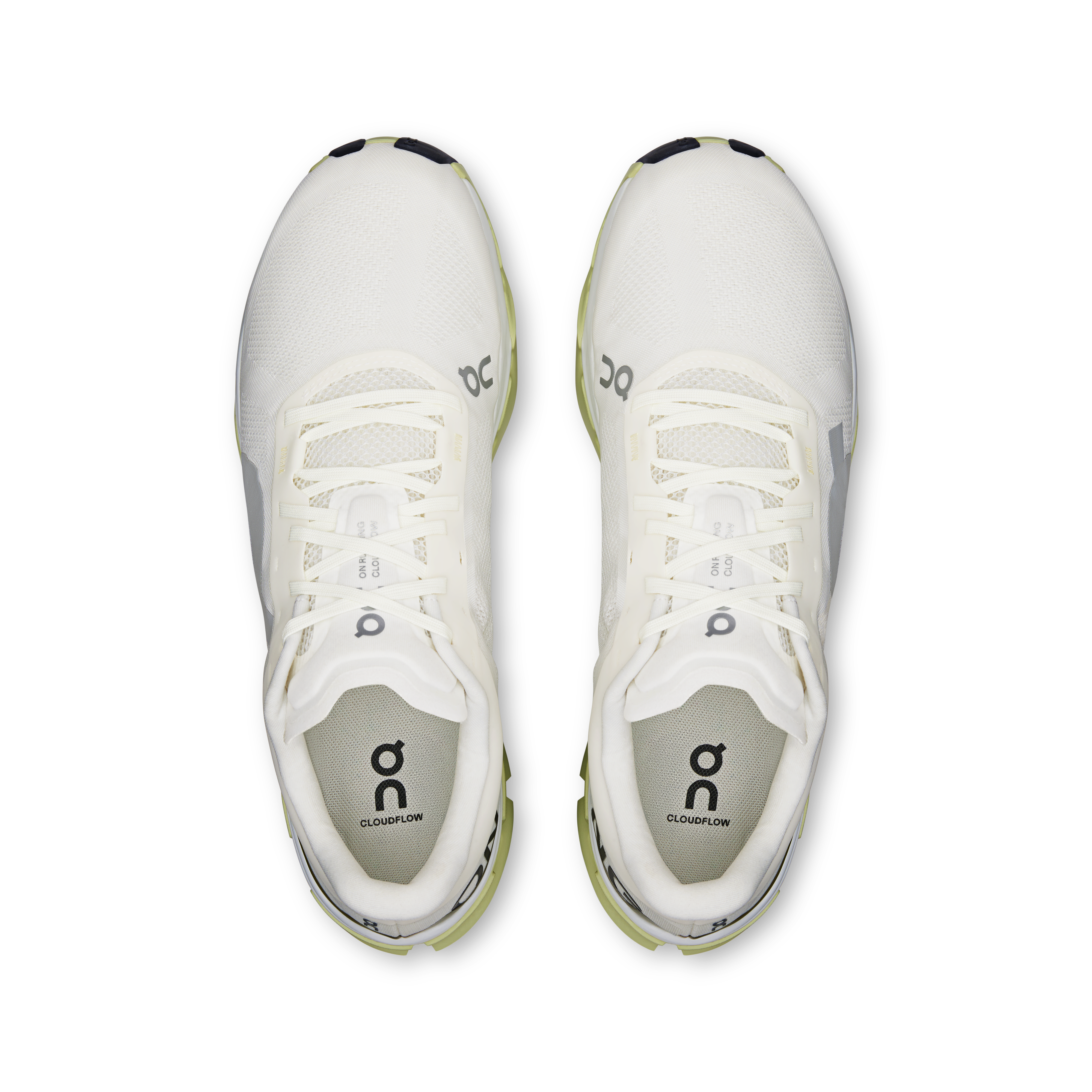 On Cloudflow 5 Ivory & Linen Men Road running Shoes