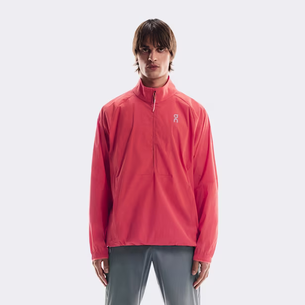 All-Day 1/2 Zip Jacket in Coral