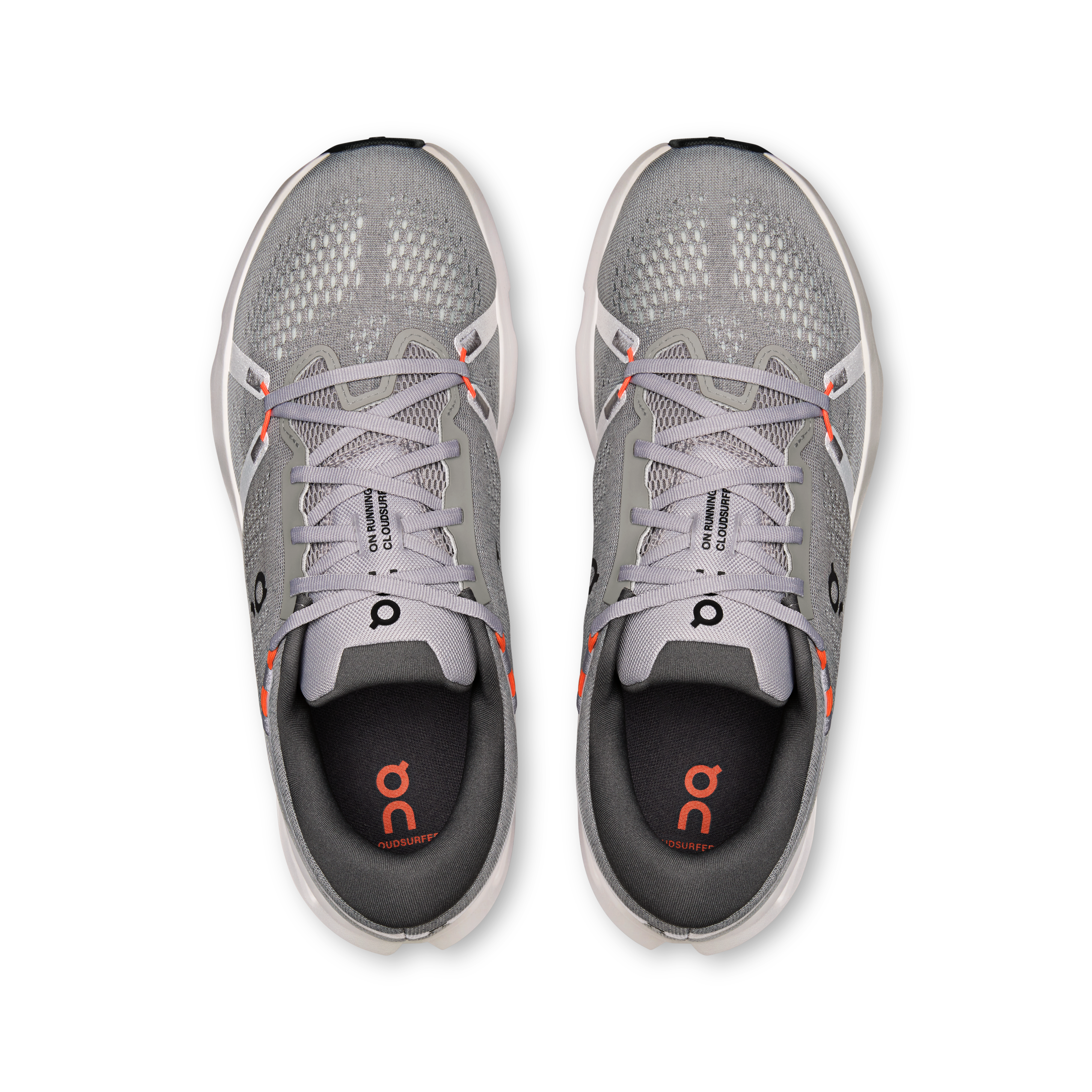 On Cloudsurfer 2 Ore & White Homme Running sur route Chaussures