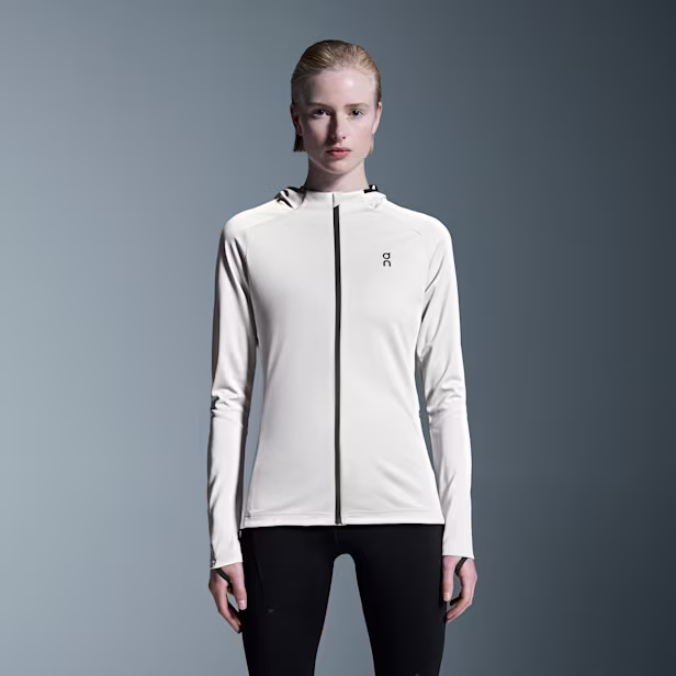 Climate Zip Hoodie in Silver