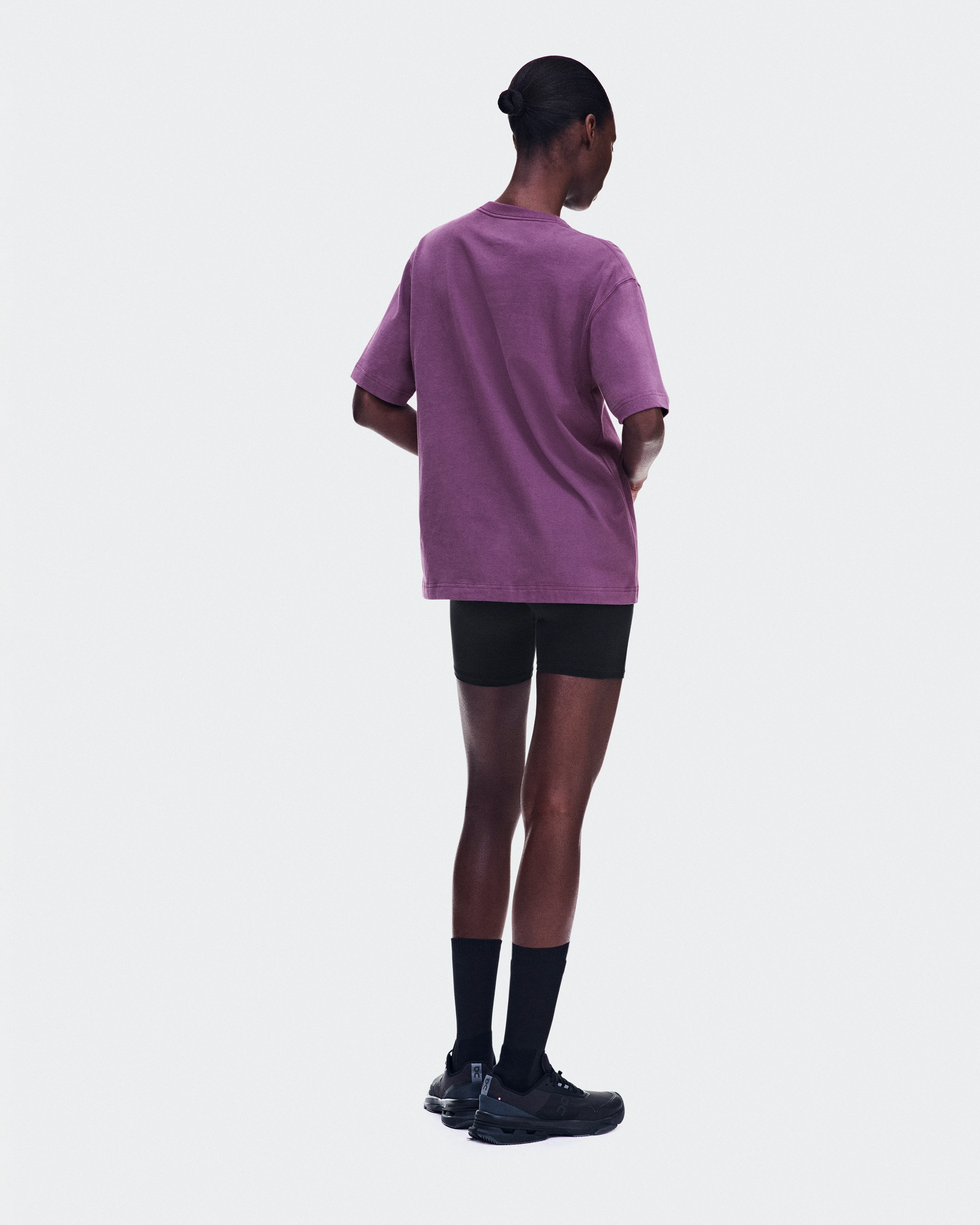 On Club-T Swing Cassis Women Tops and t-shirts