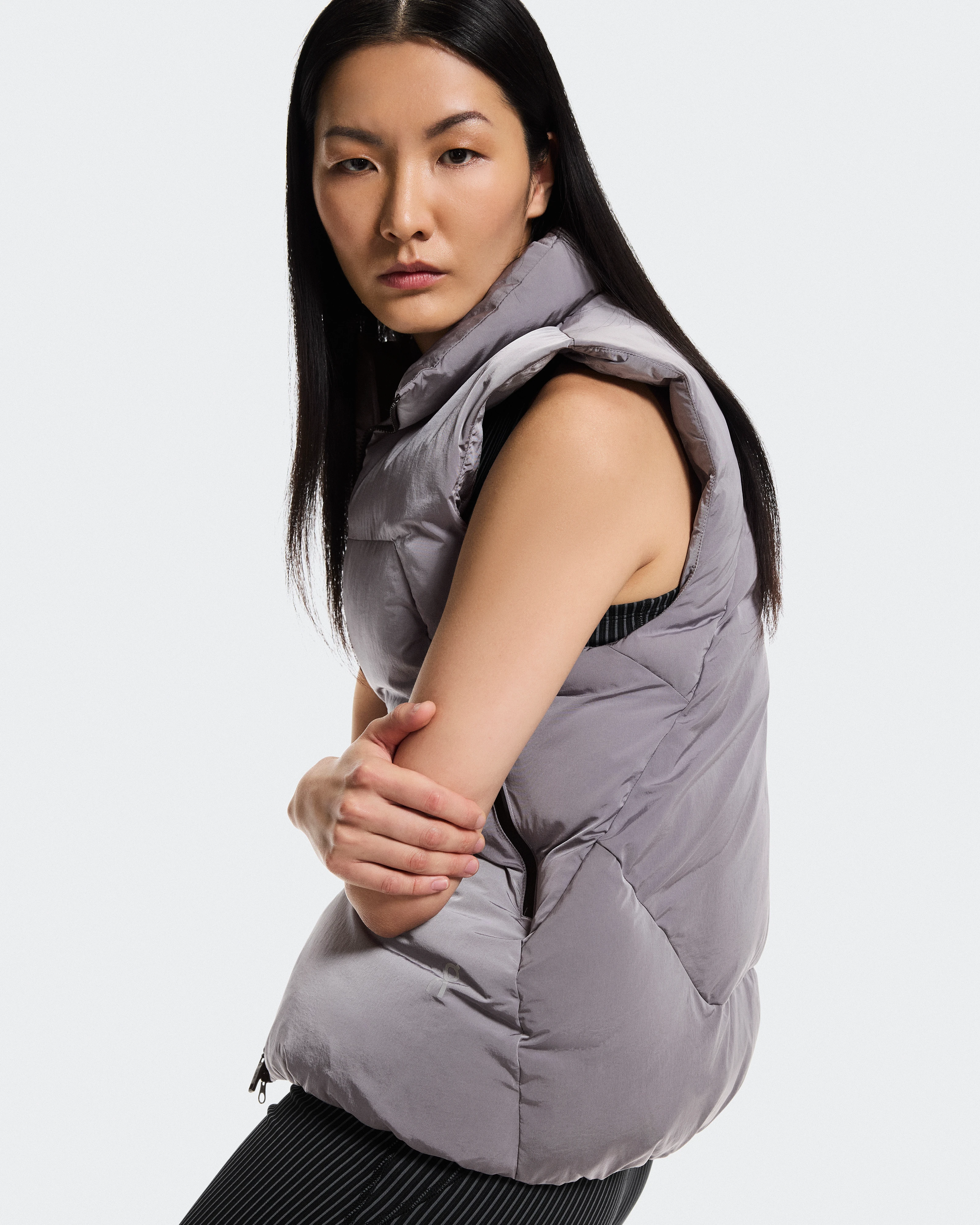 On All-Day Puffer Vest Lilac Women Jackets