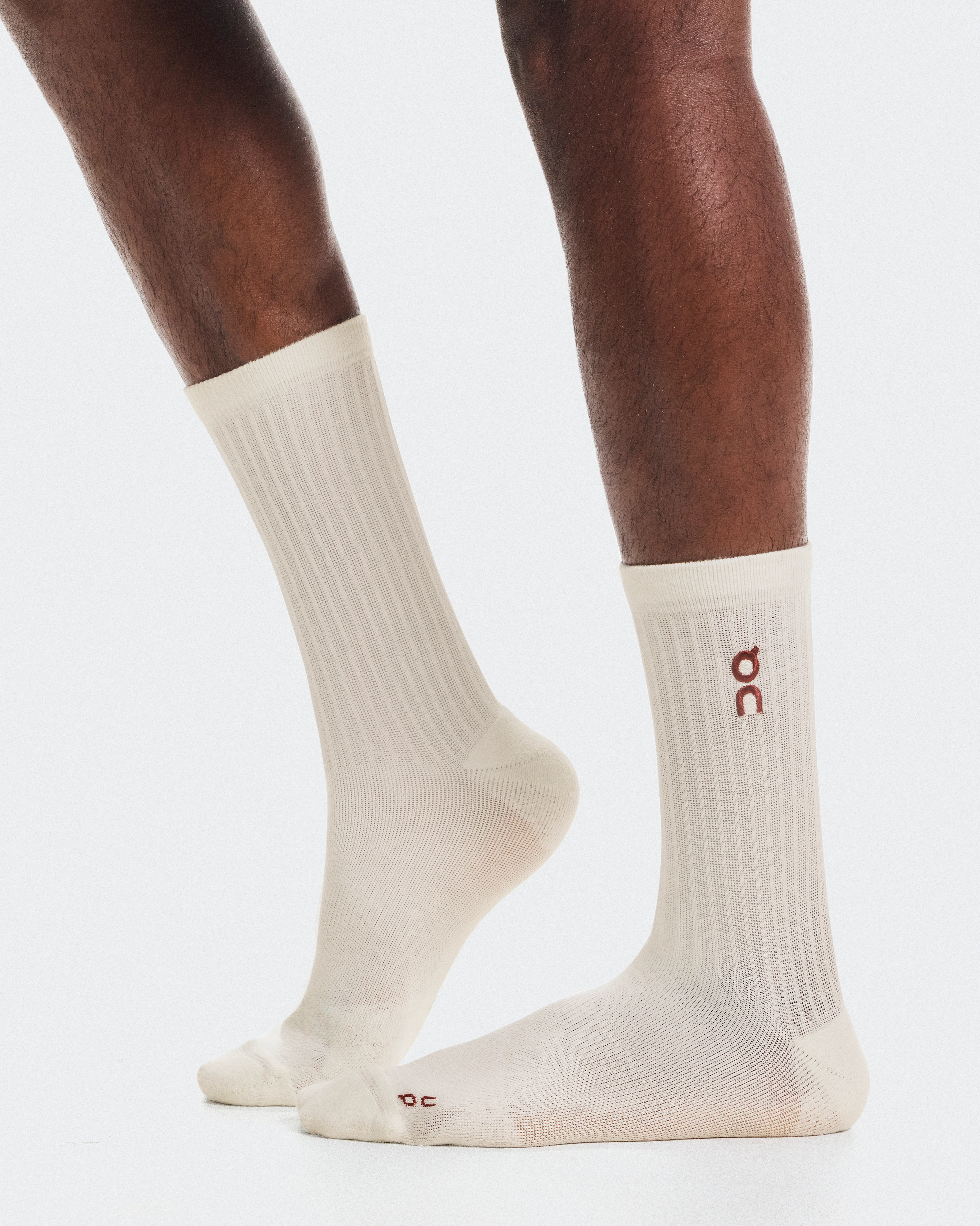 On Embroidered Logo Sock 3P Year of the Horse Grizzly & Ivory Unisex Socks