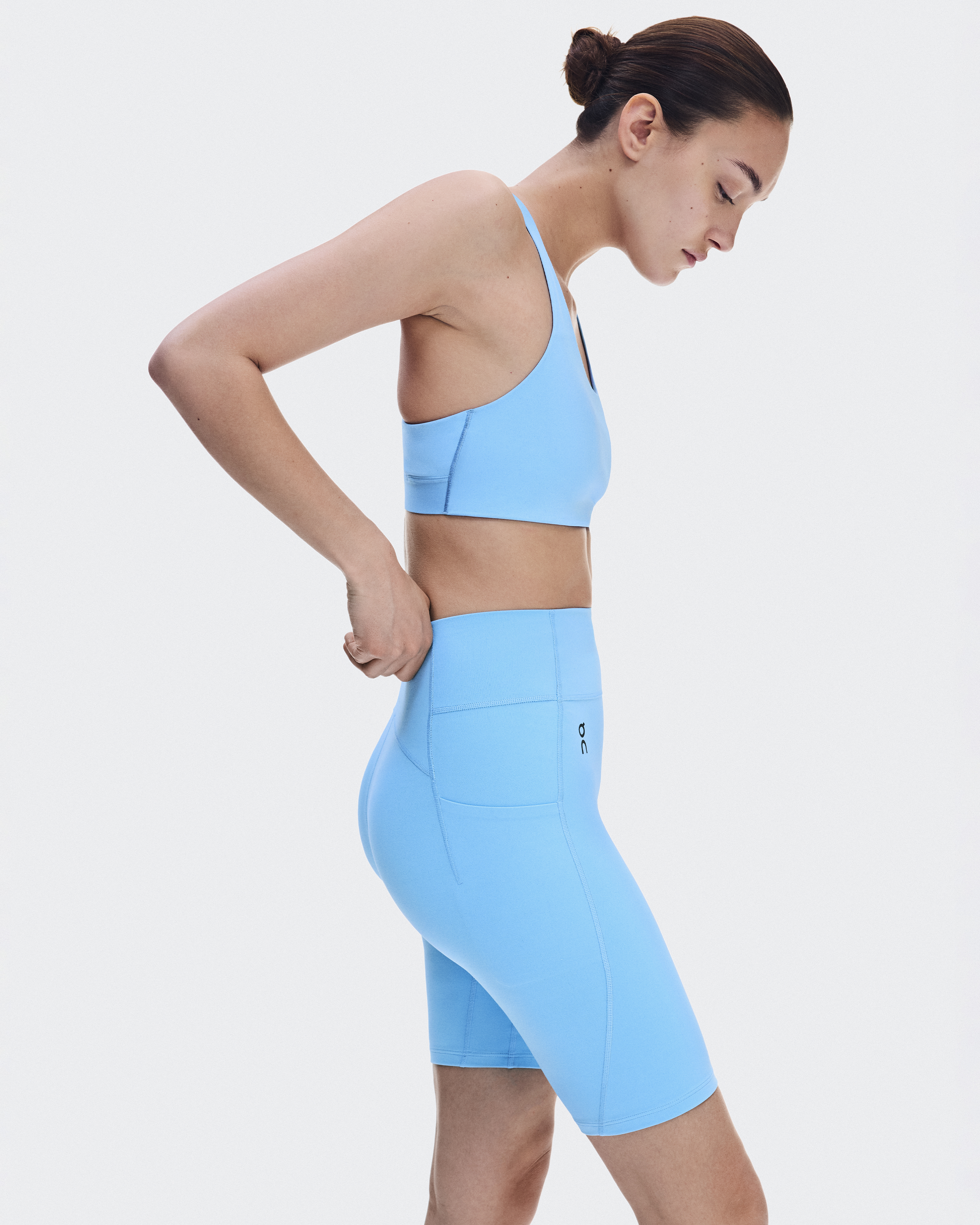 Women's Studio Leggings Short | Blue | On Canada