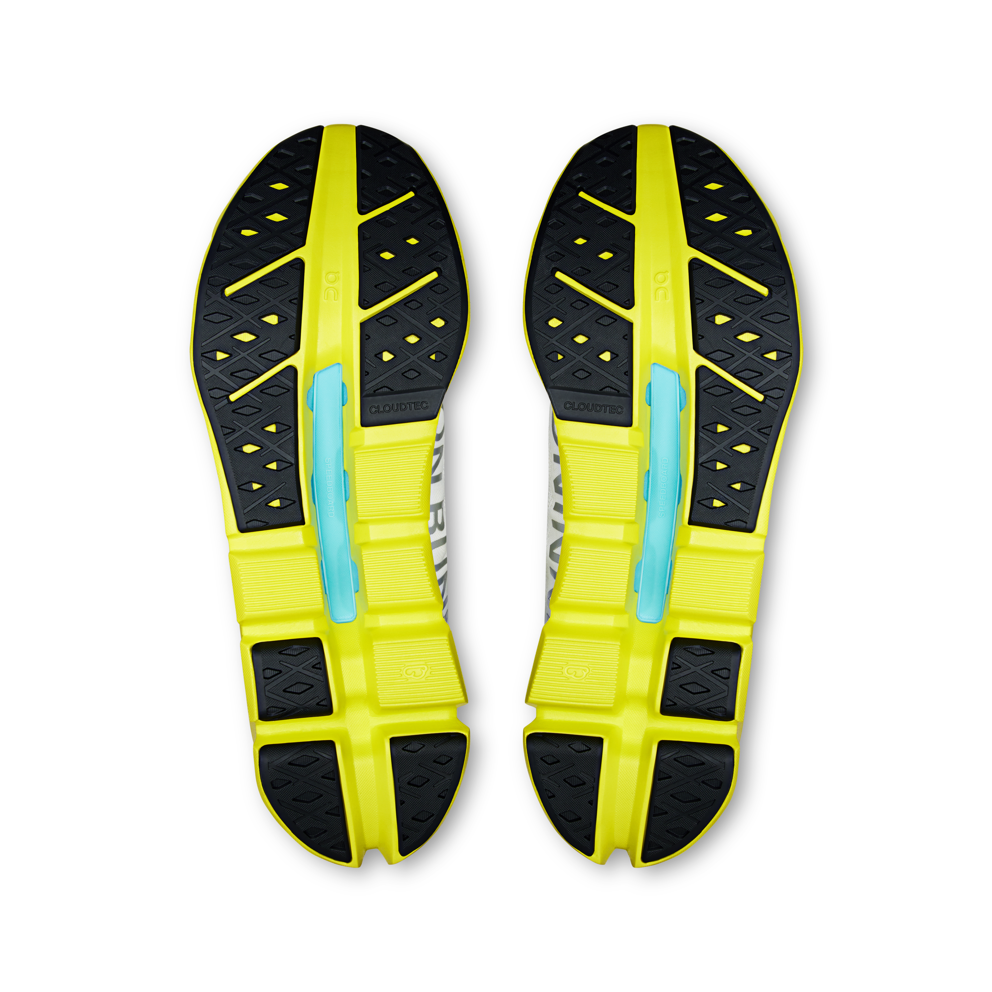 On Cloudflow 5 White & Lime Men Road running Shoes