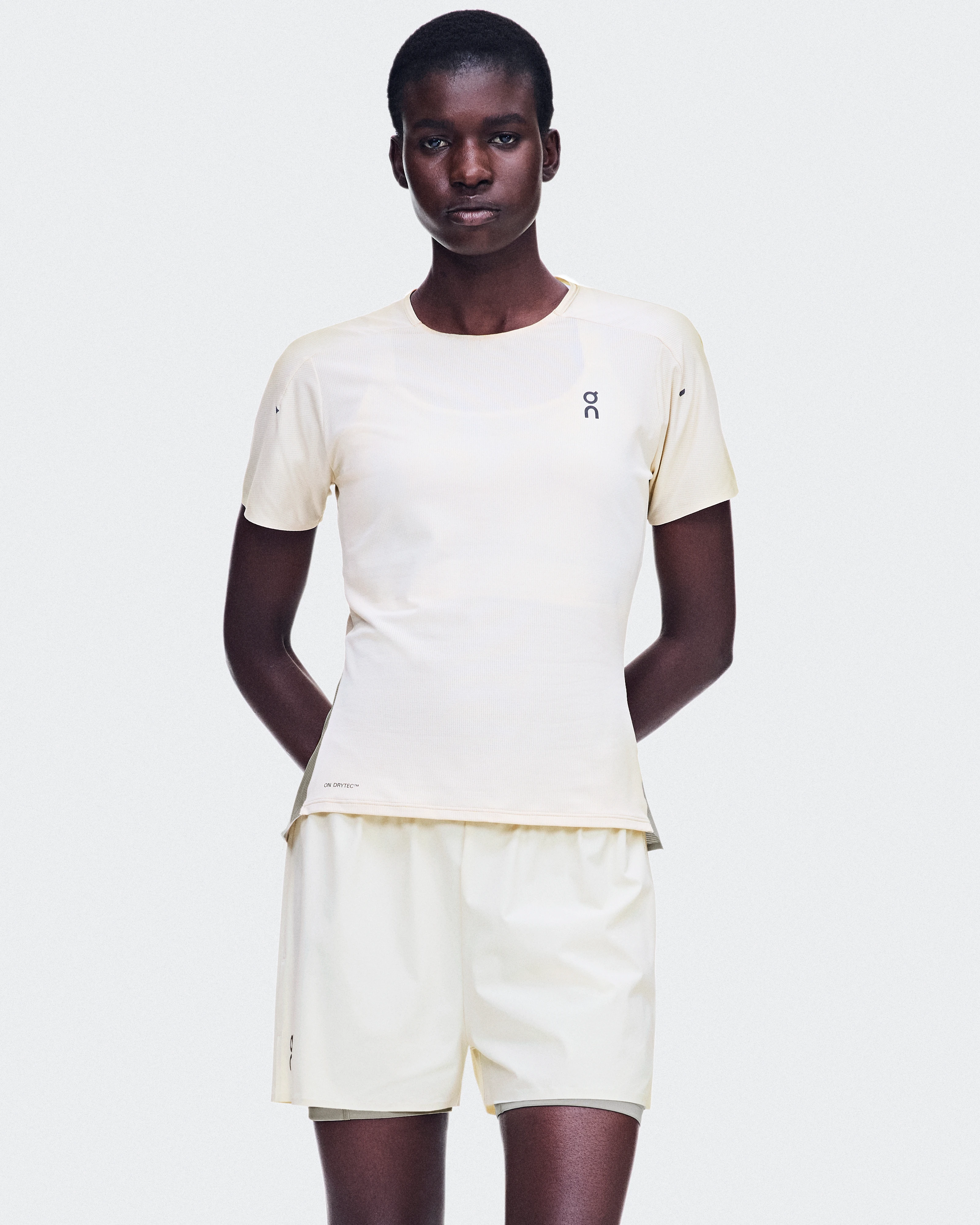 On 3" Performance 2/1 Shorts Hare & Brume Women Shorts