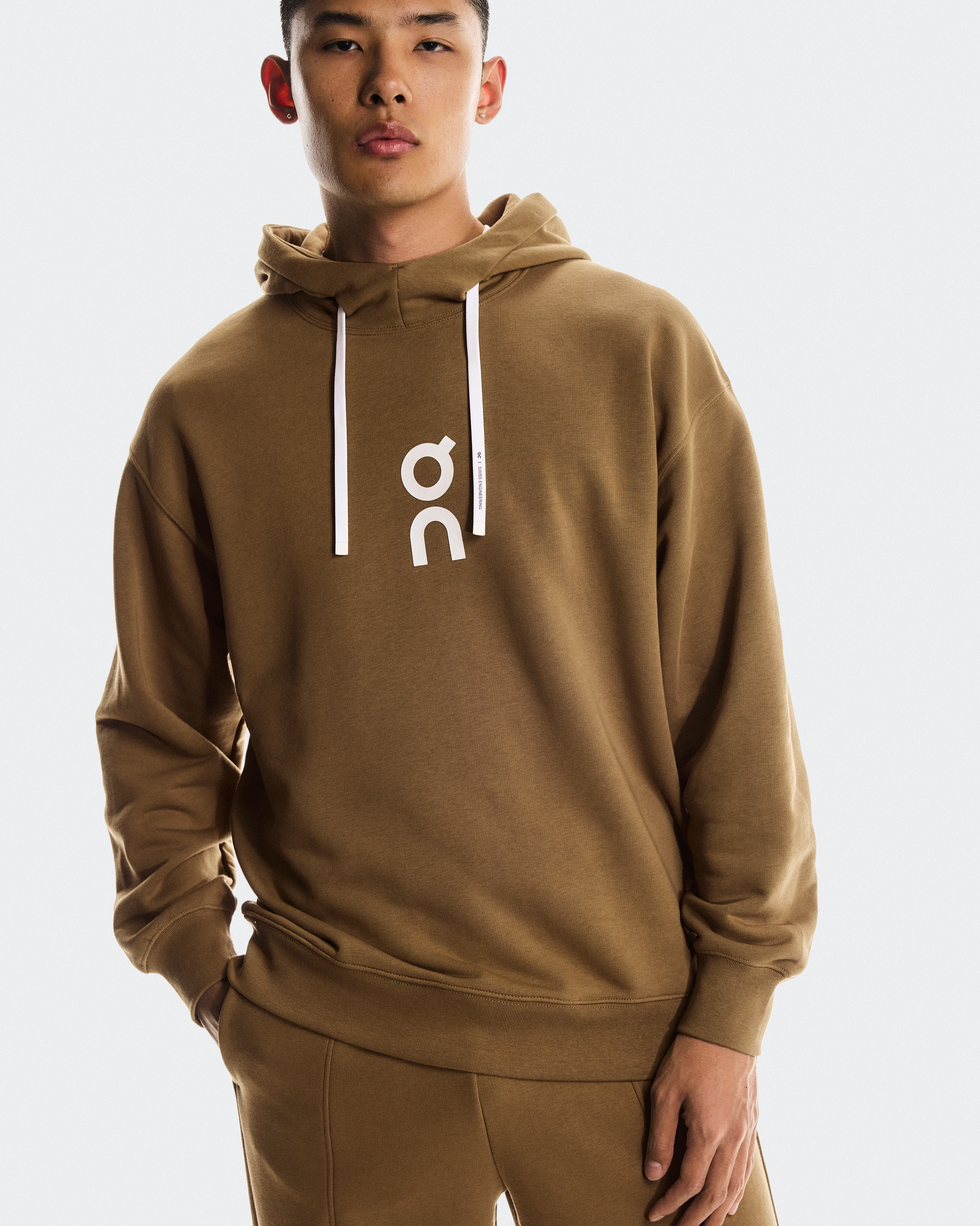 On Club Hoodie Nutmeg Men Hoodies and sweatshirts