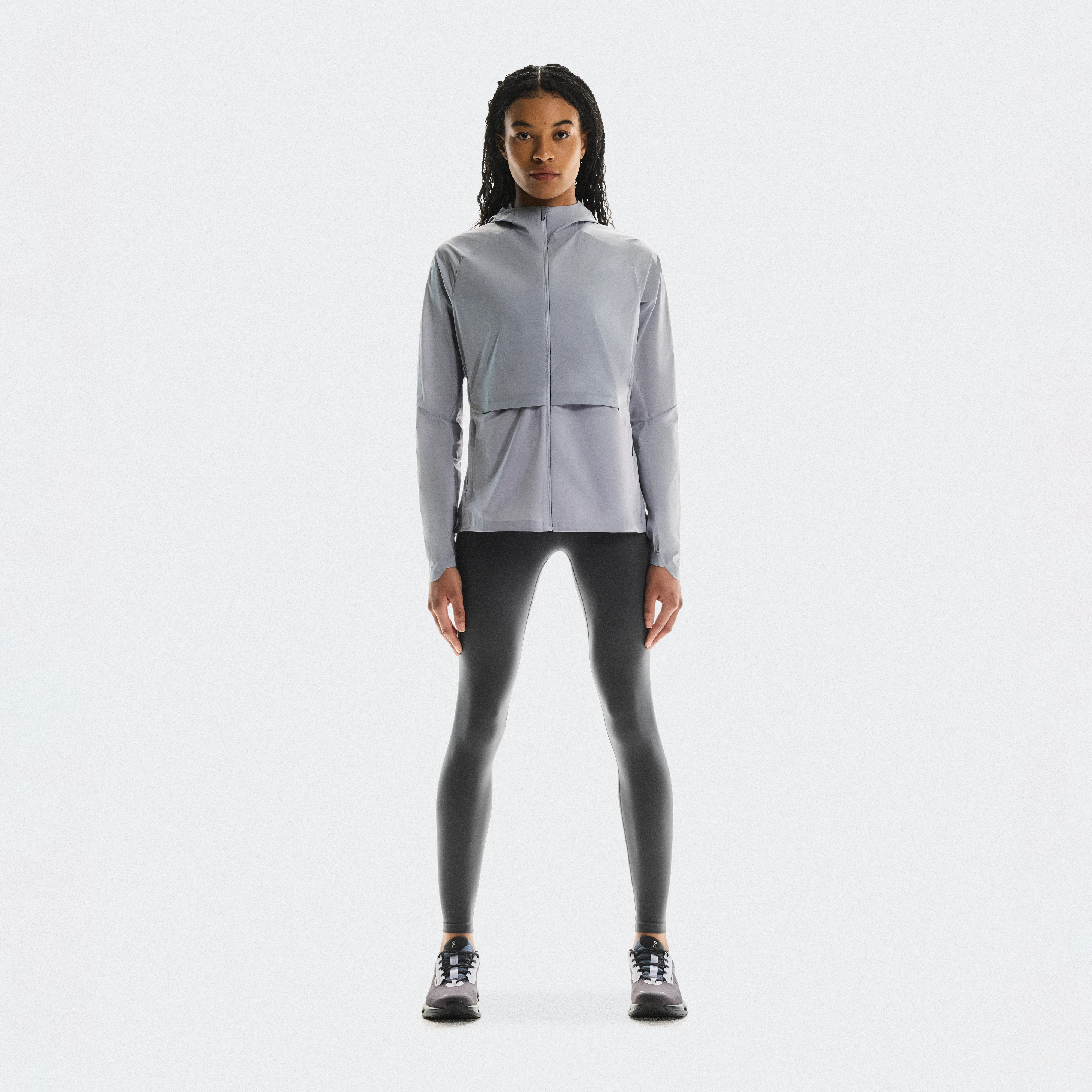 On Core Tights Grau Damen Damen – Strassenläufe, minimalistisches Design, On DryTec™ Tights & Leggings