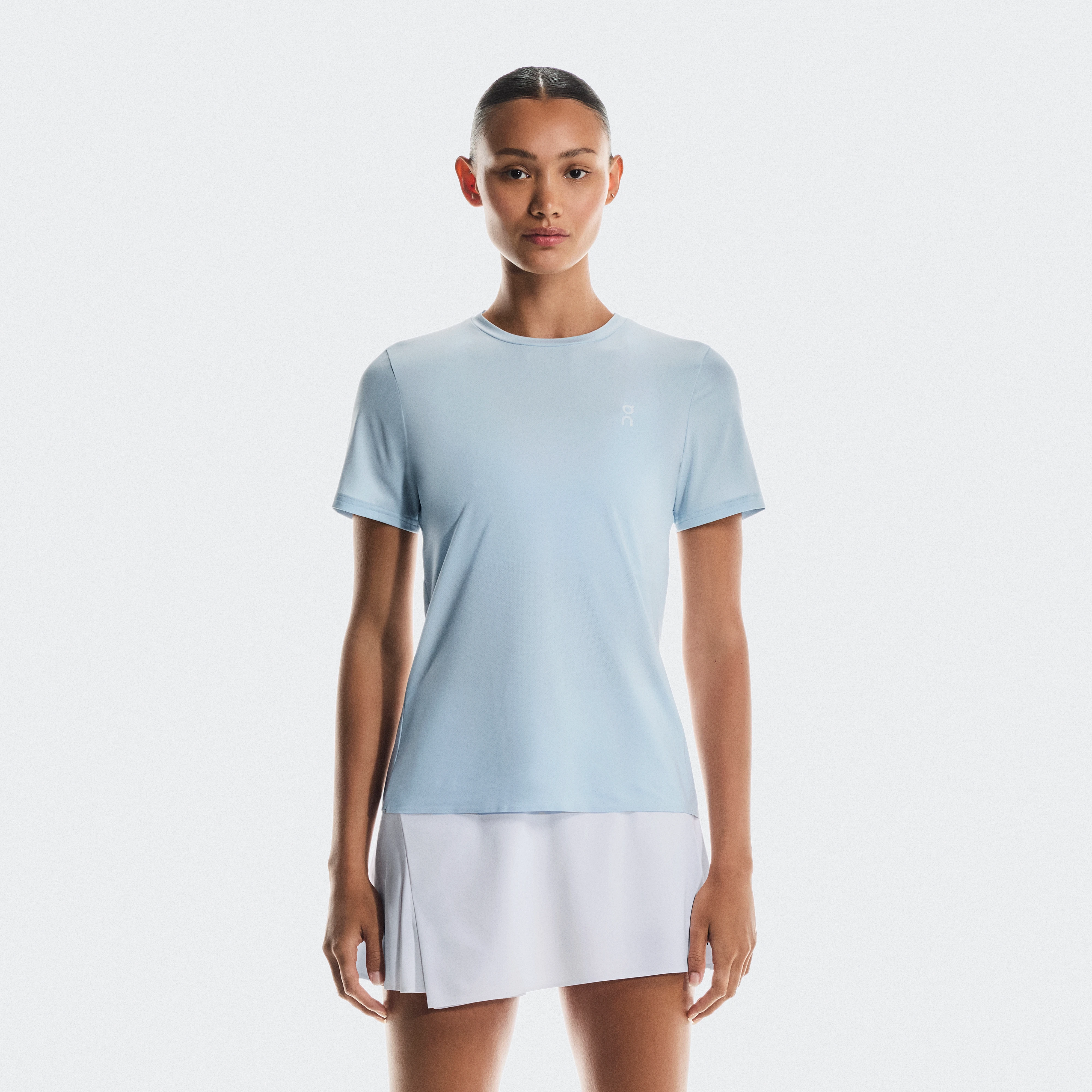 On Court-T Blue Women Women – Performance tennis, racket sports, lightweight Tops and t-shirts