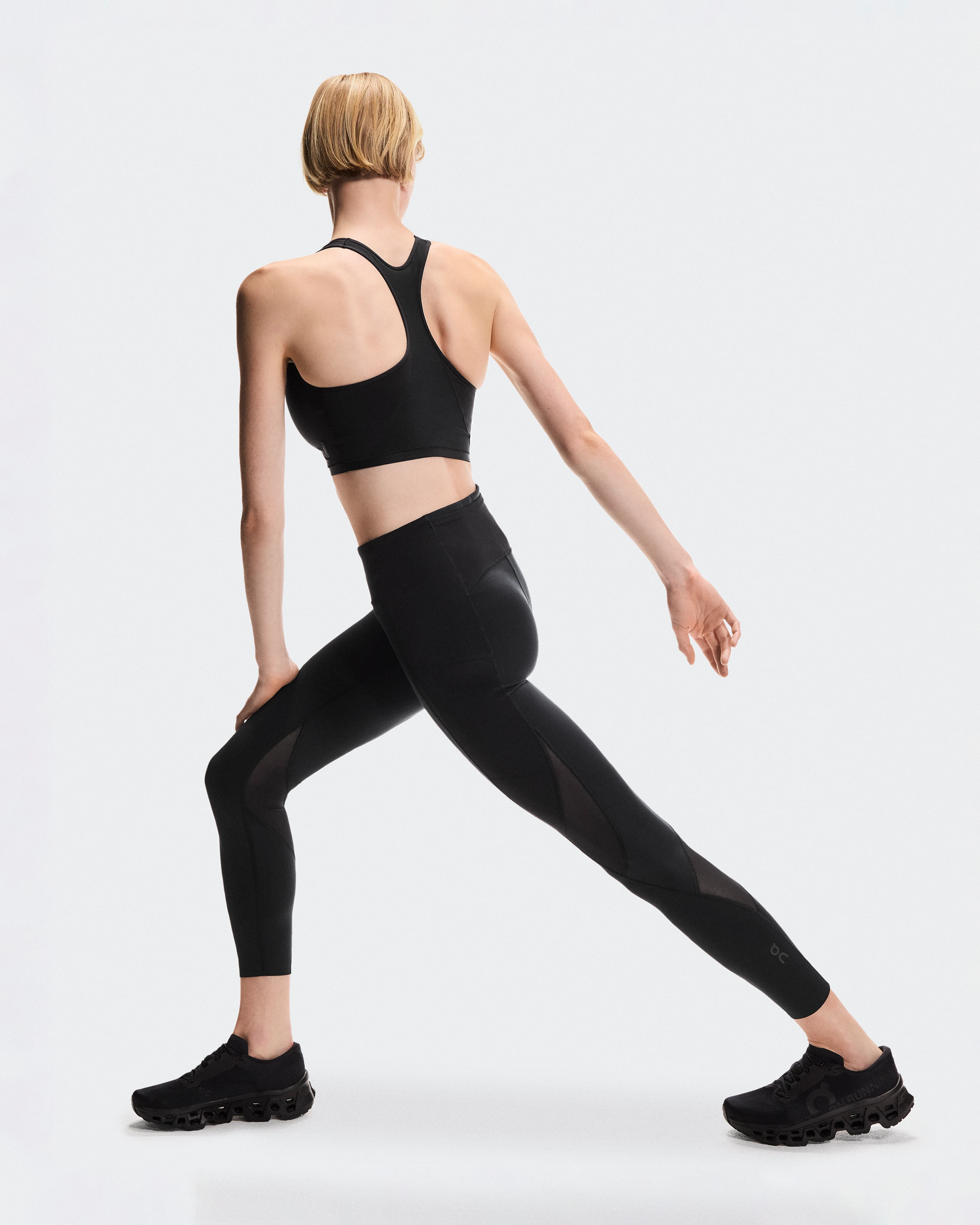 On Train Volt Tights 7/8 Black Women Tights