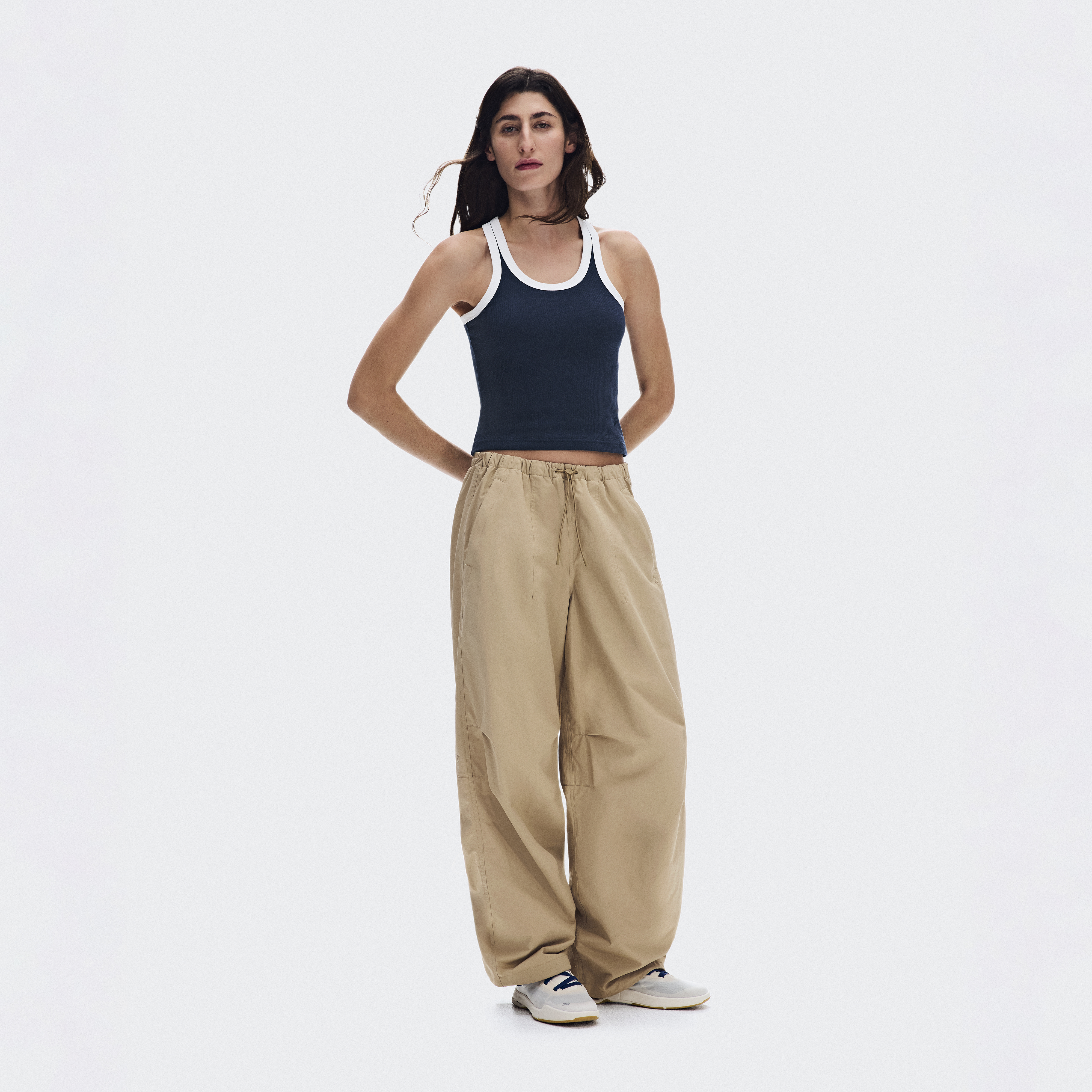 Parachute Pants in Kasha