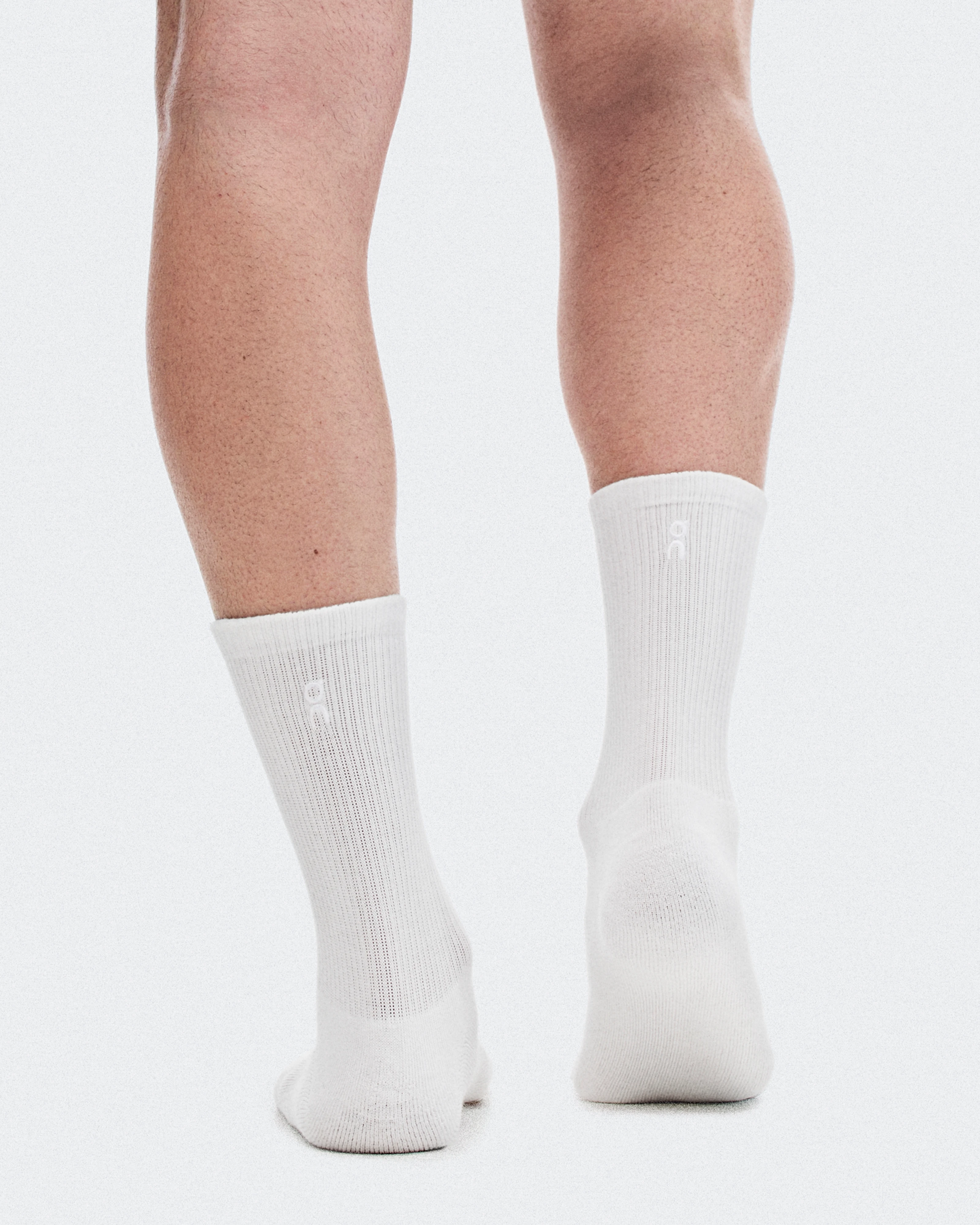 On Club Sock High 2P White Unisex Socks
