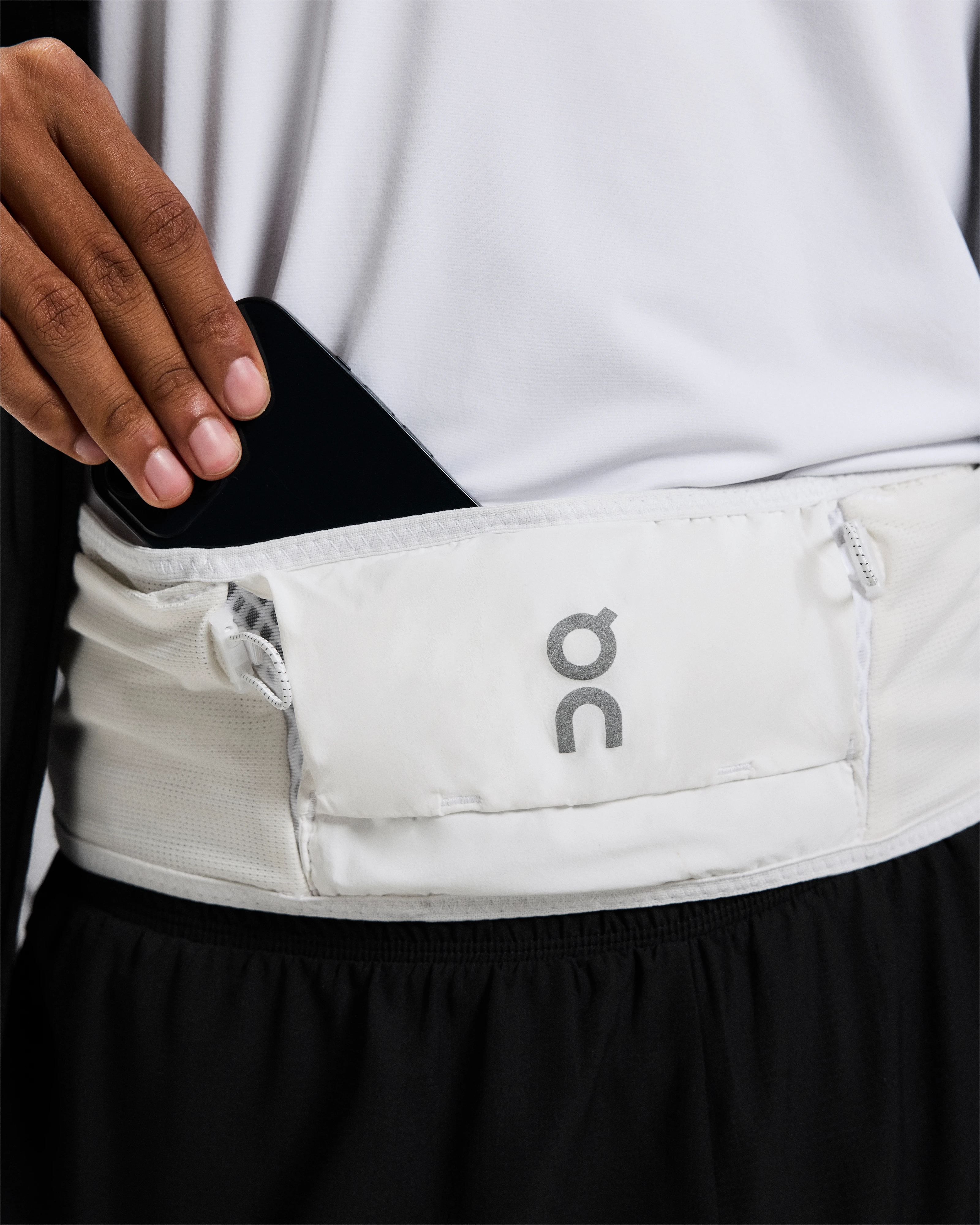 On Ultra Belt 2L White Unisex Belts