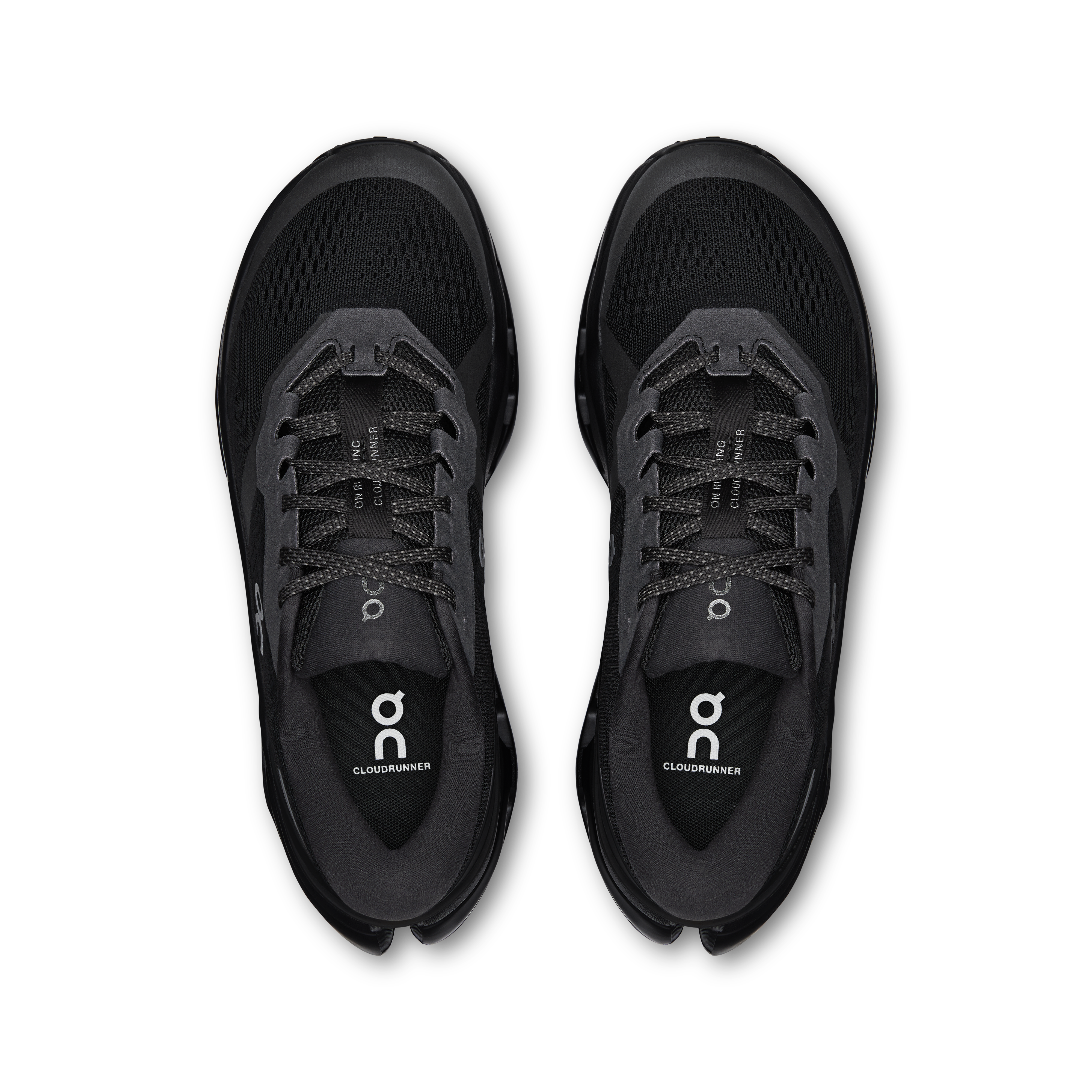 On Cloudrunner 3 Black & Black Herren Strassenlauf Schuhe