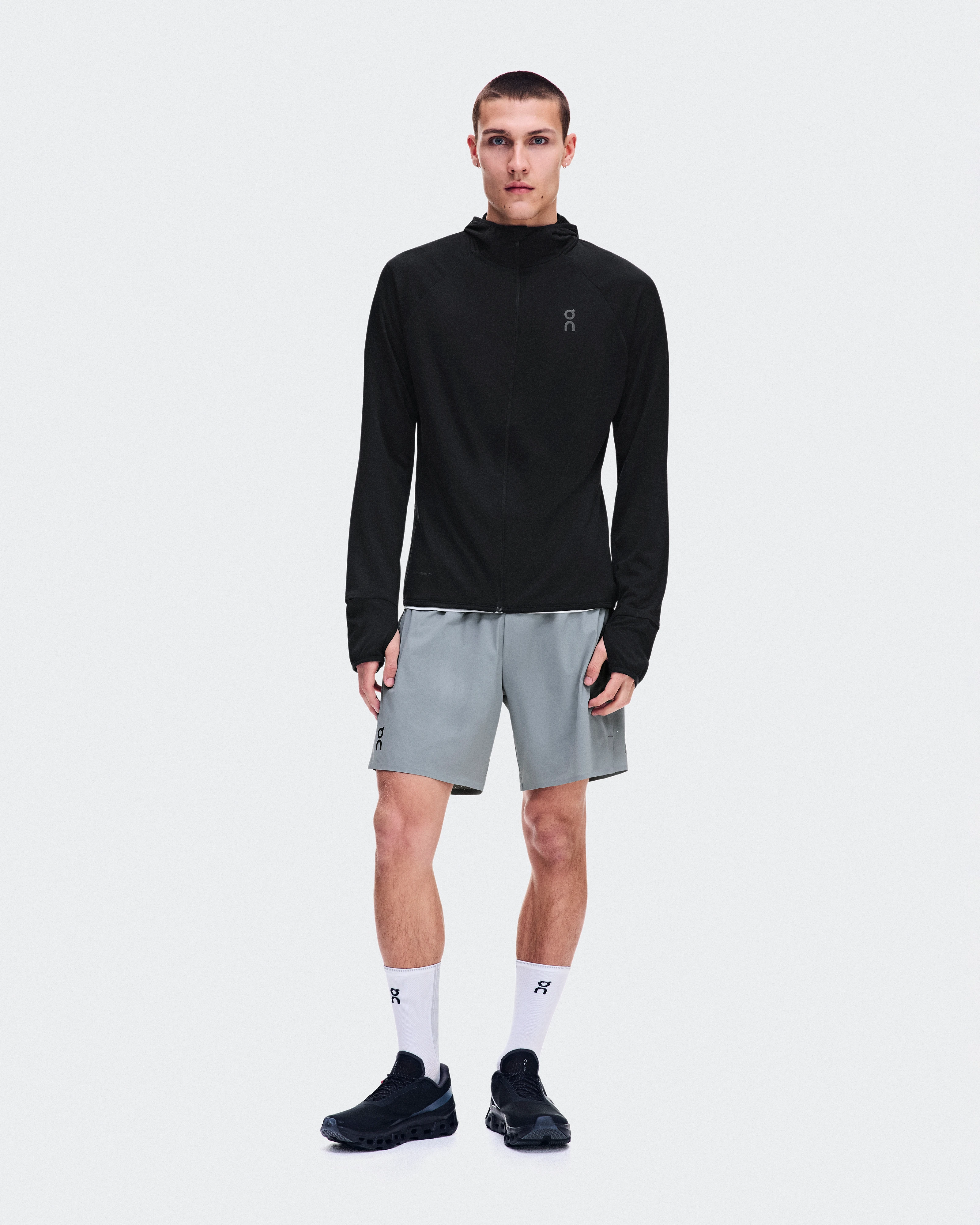 On Climate Zip Hoodie Black Men Hoodies and sweatshirts