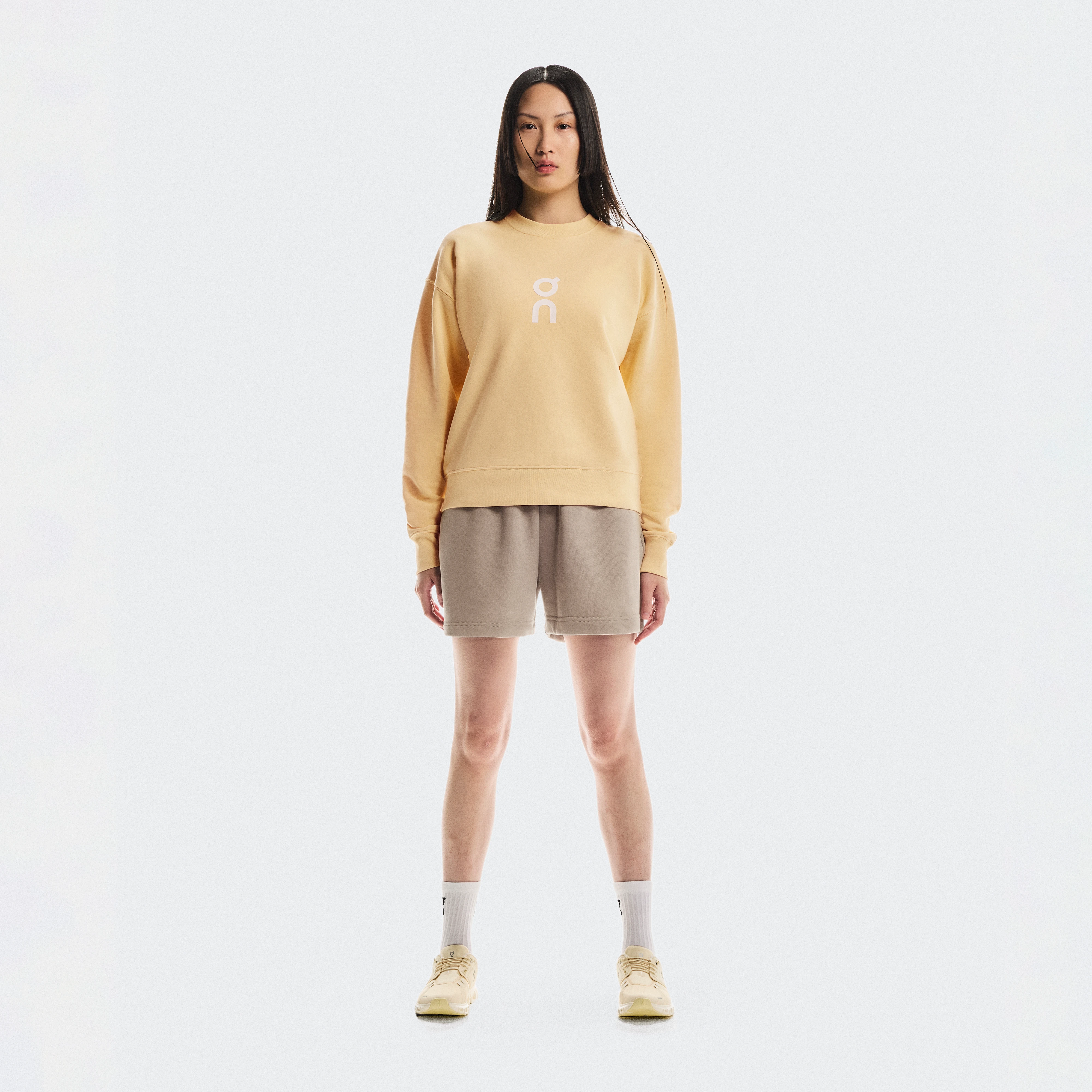 On Club Shorts Beige Women Women – Lifestyle, all-day wear, to and from the gym Shorts
