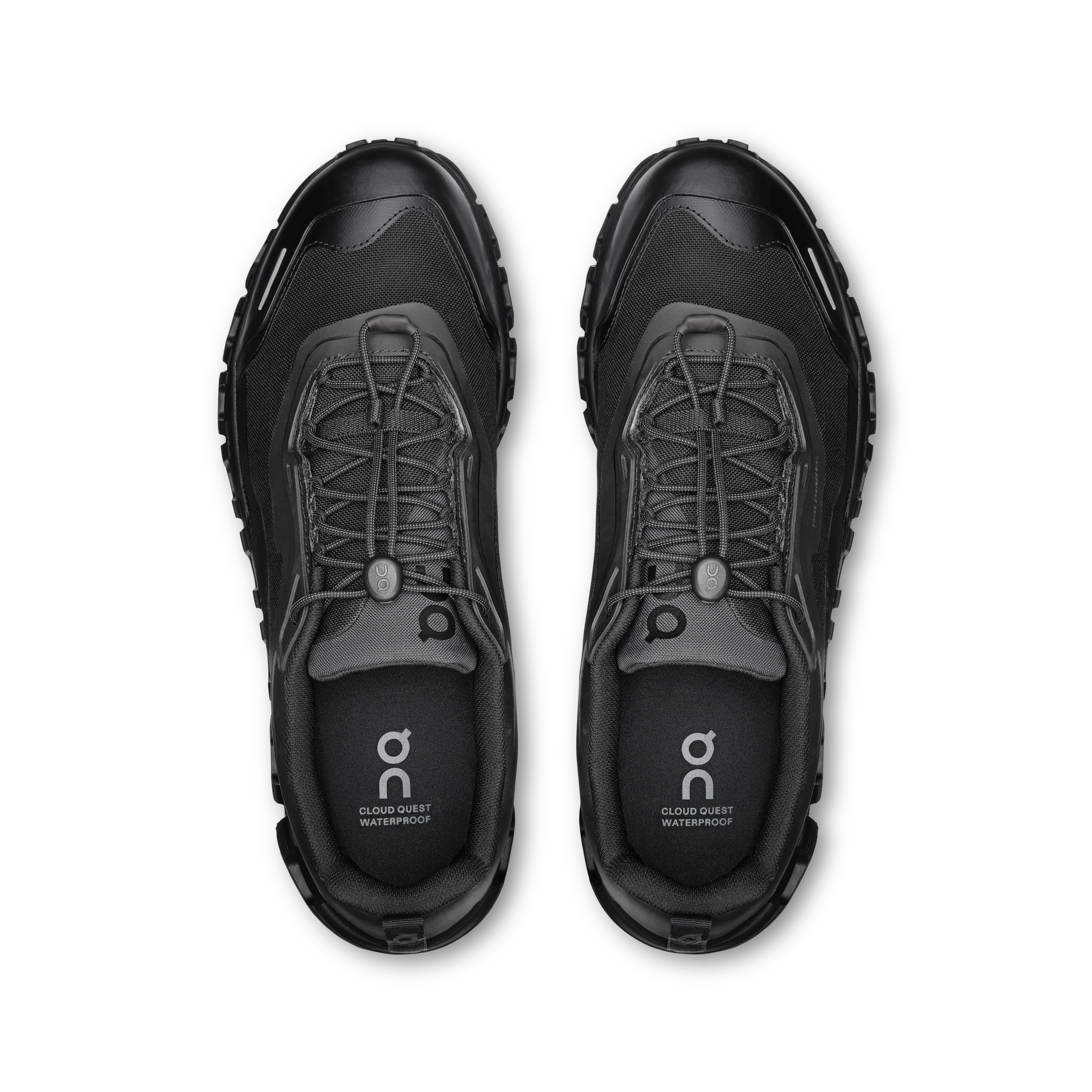 Mens's Cloud 6 Geo Waterproof | Black Black | On Chile
