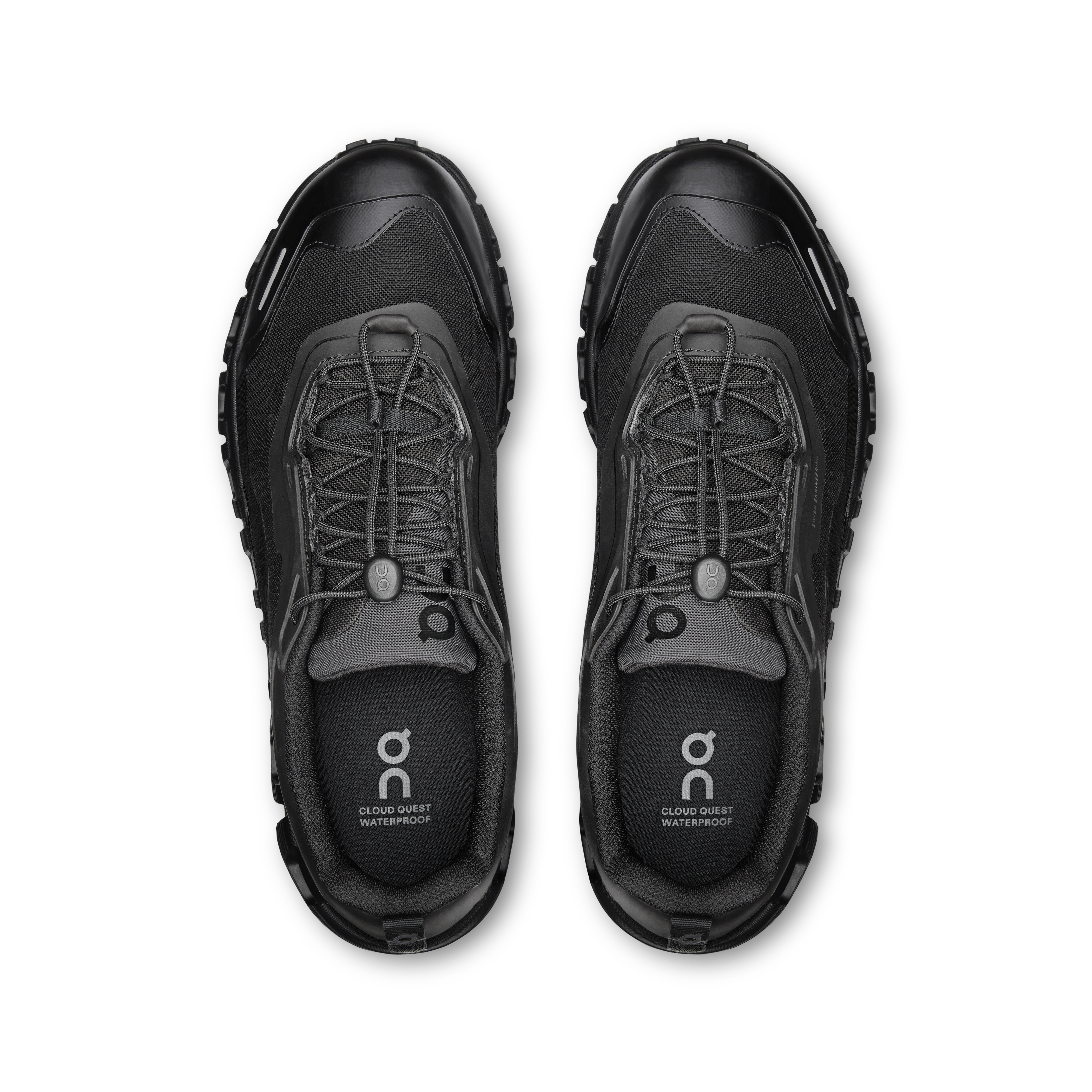 On Cloud 6 Geo Waterproof Black & Black メンズ デイリー シューズ