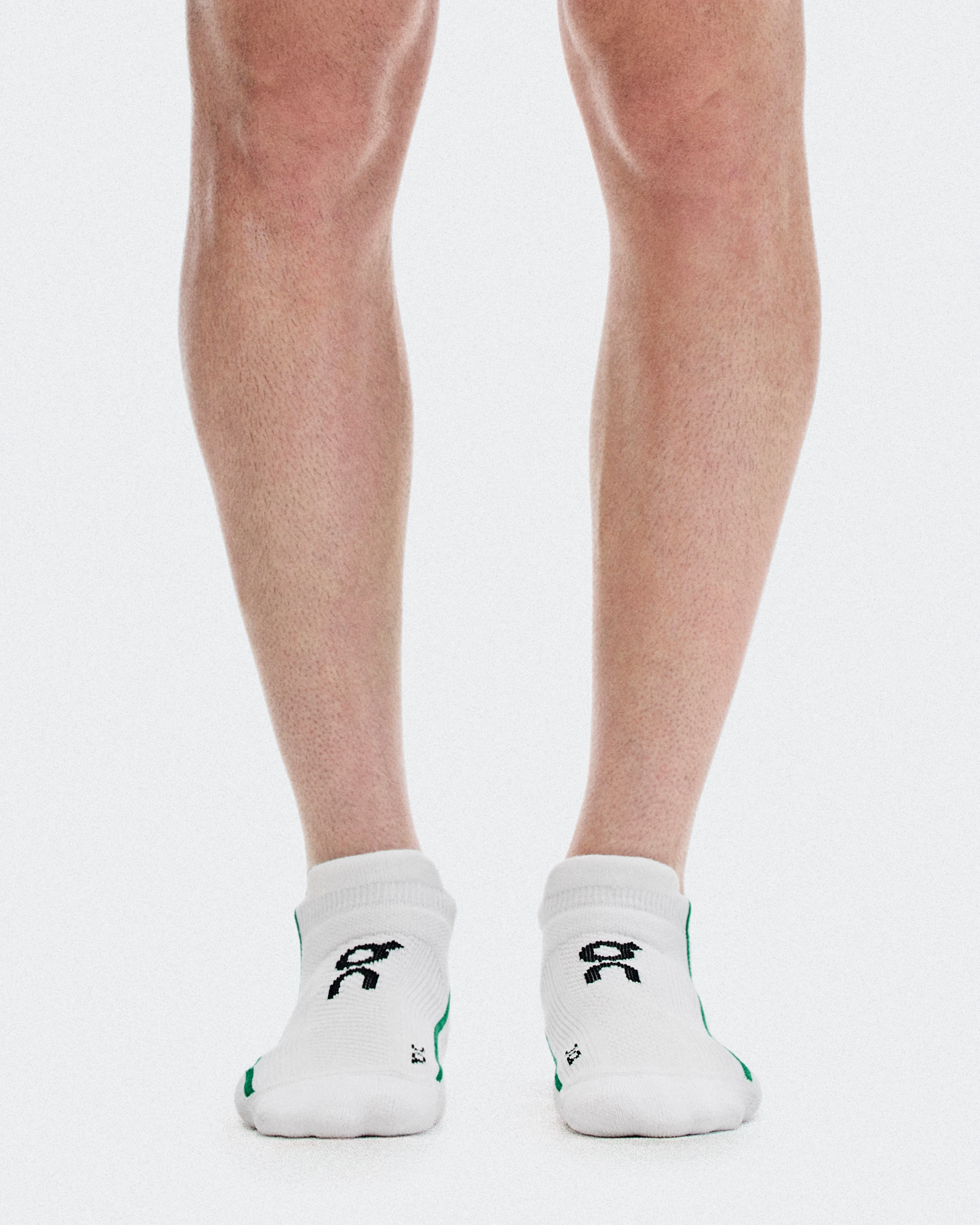 On Court Sock Low White & Neem Unisexe Chaussettes