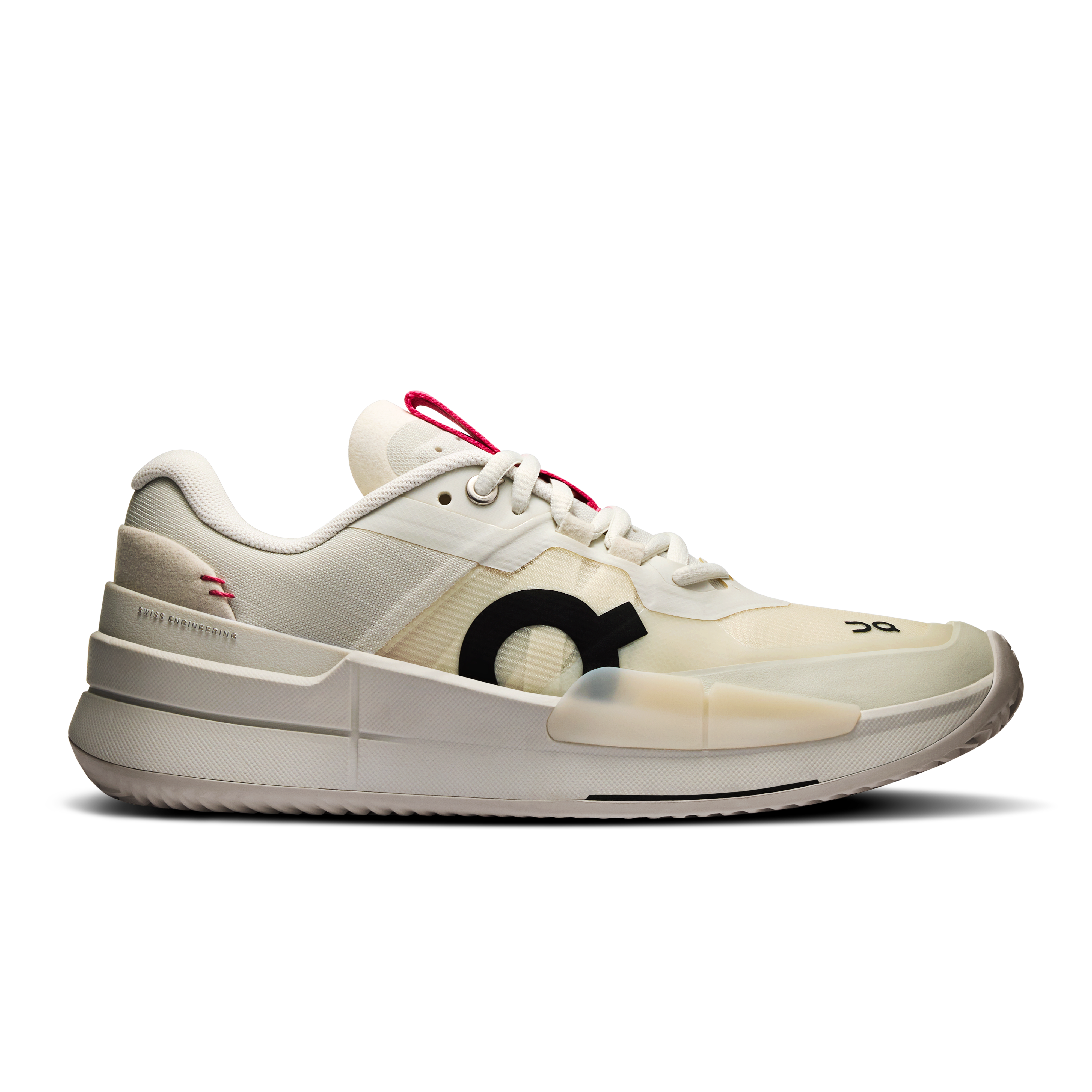 On THE ROGER Pro 2 Clay Beige Pink Women Women – Performance tennis, clay court, competition, training Shoes
