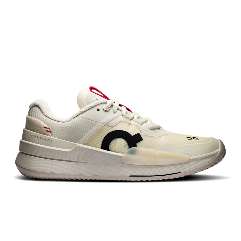 On Women's THE ROGER Pro 2 Clay Tennis Shoe in Ice/Pink, Size: 8.5, Recycled Polyester