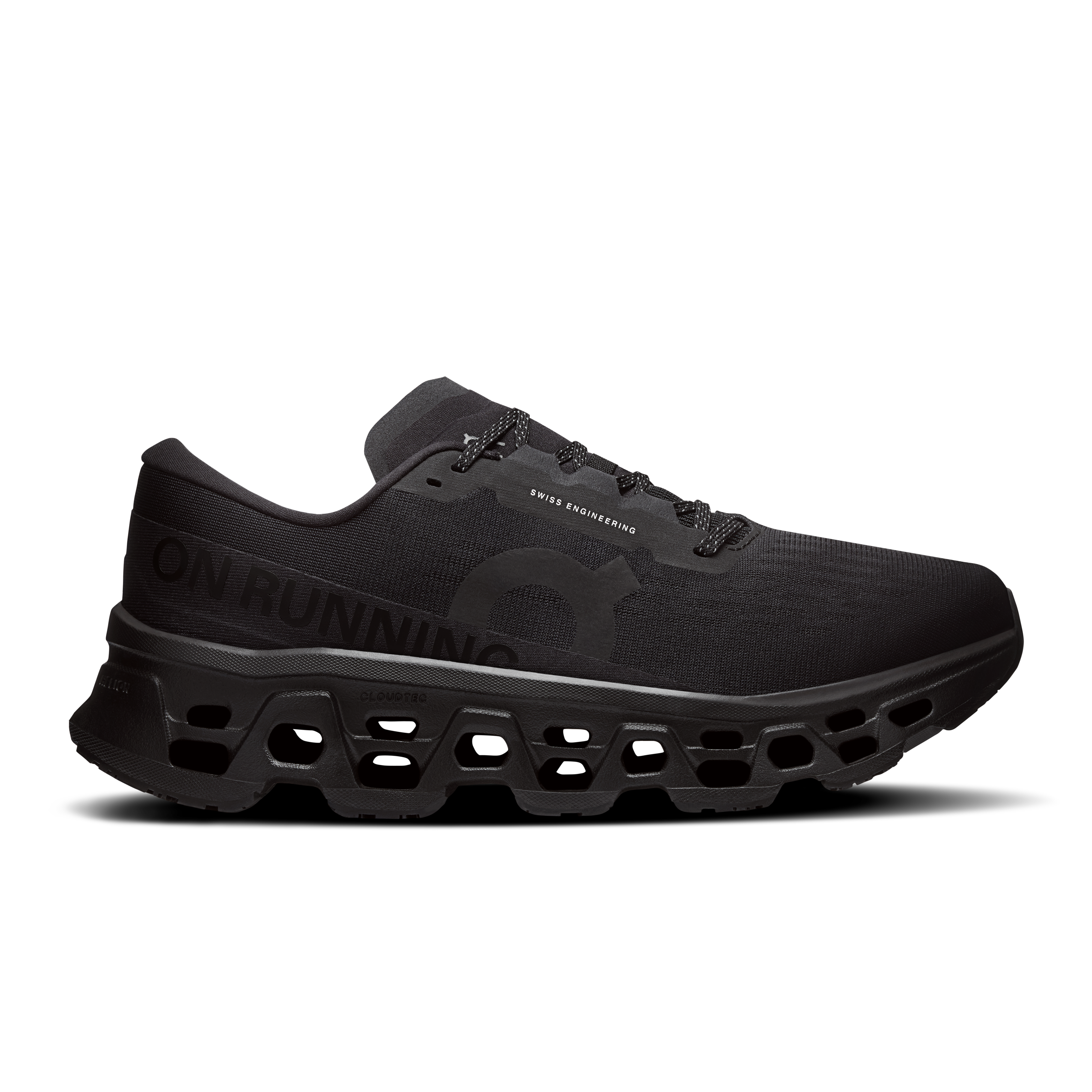 Cloudmonster 3 Road Running Shoe in Black/Black