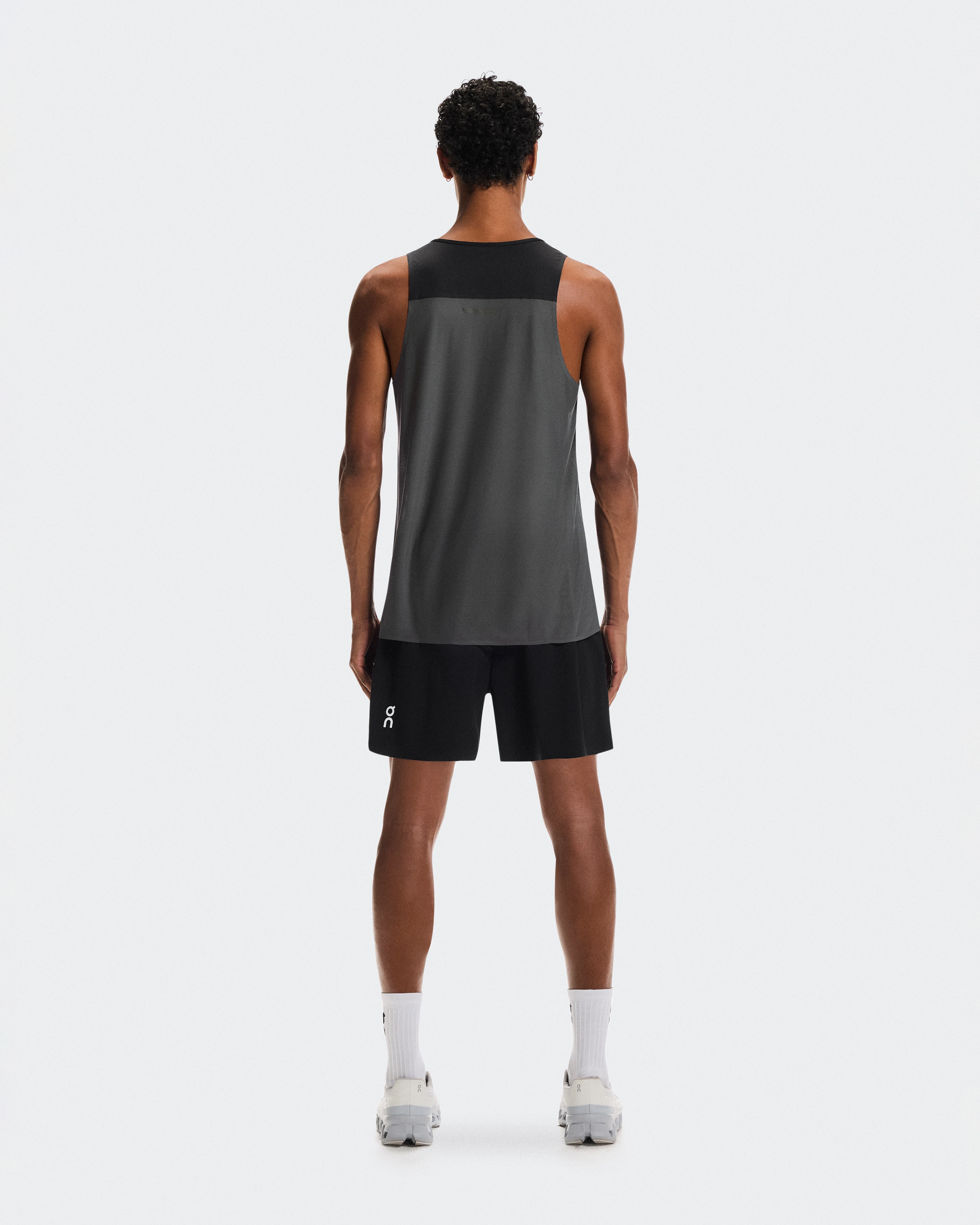 On Performance Tank Black & Eclipse Homme Hauts et t-shirts