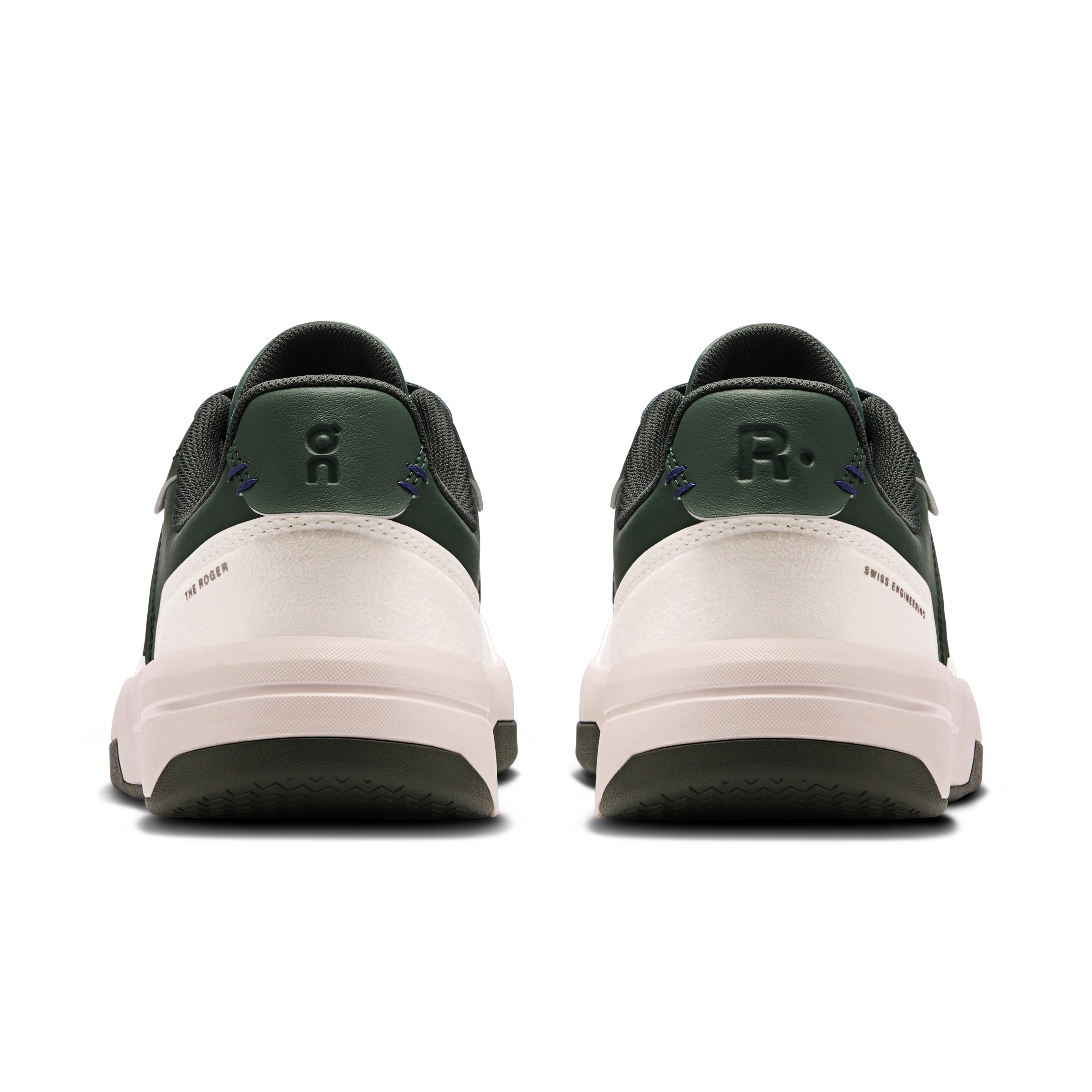 On THE ROGER Clubhouse White & Olive Women Tennis Shoes