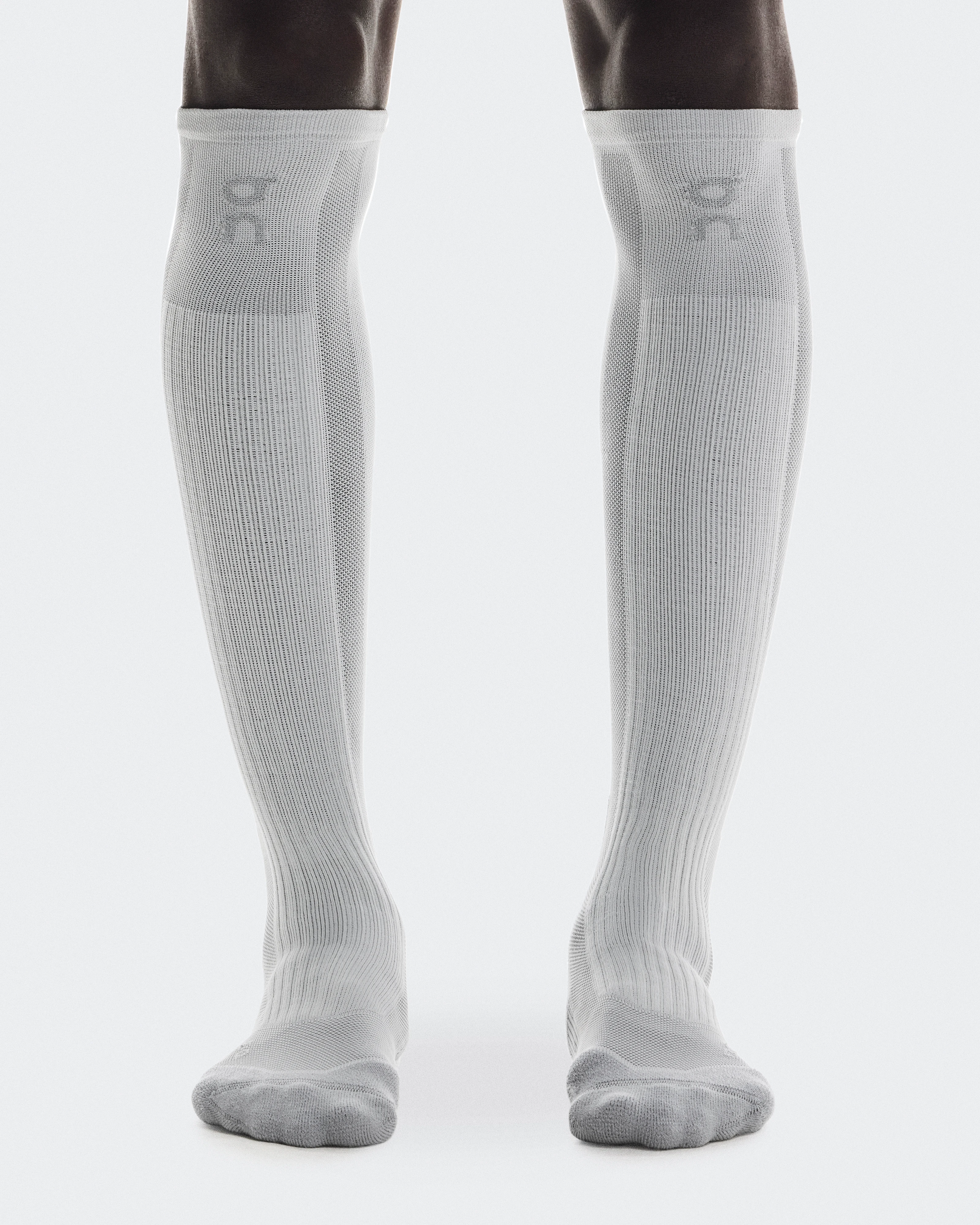 On Trail Sock BEAMS REI White & Glacier Unisex Socks