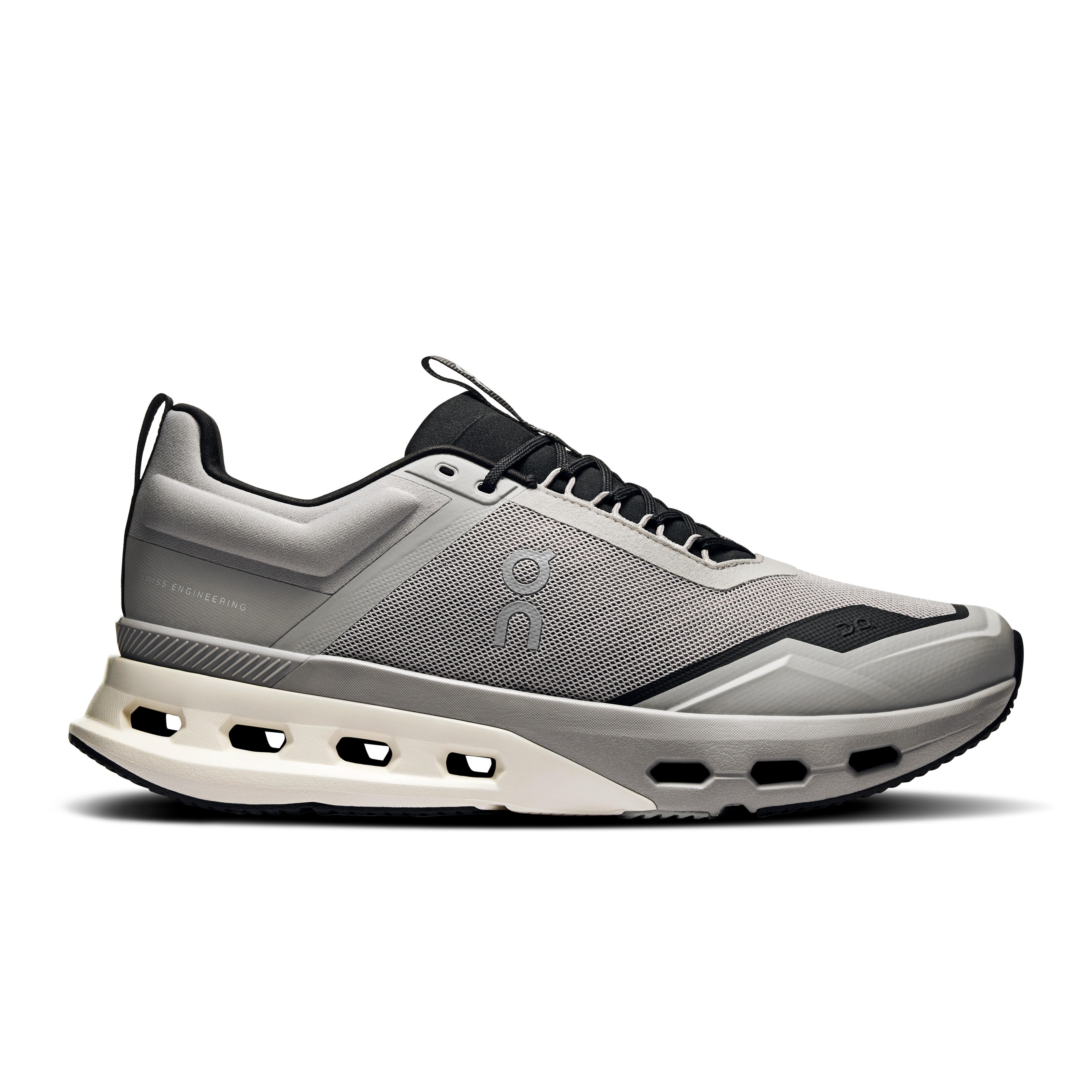 On Cloudnova X Grey Black Men Men – Gym training, flexibility, X-shaped Speedboard® Shoes