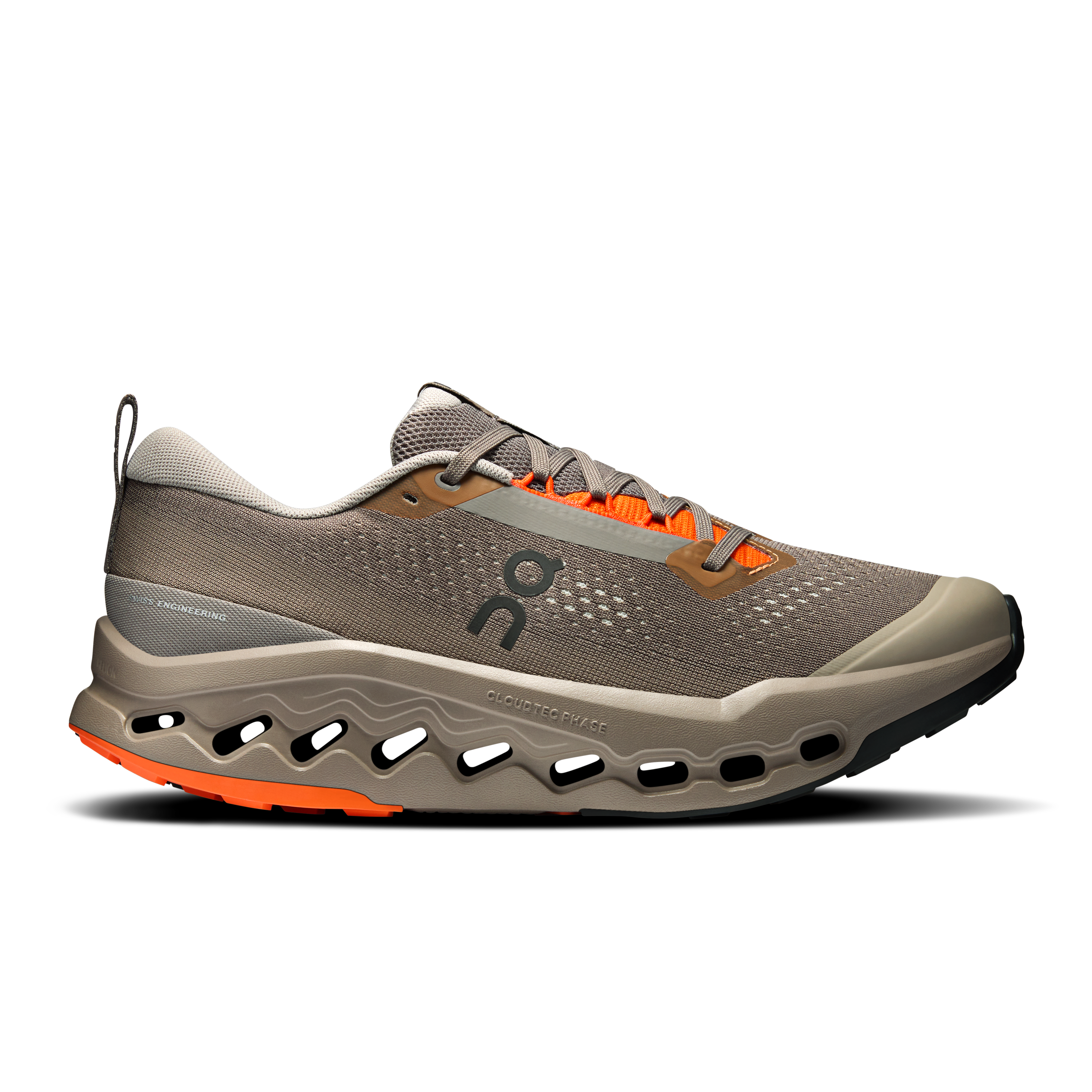 On Cloudsurfer Trail 2 Grau Herren Herren – Trail Running, Strasse und Trail, CloudTec Phase™ Schuhe