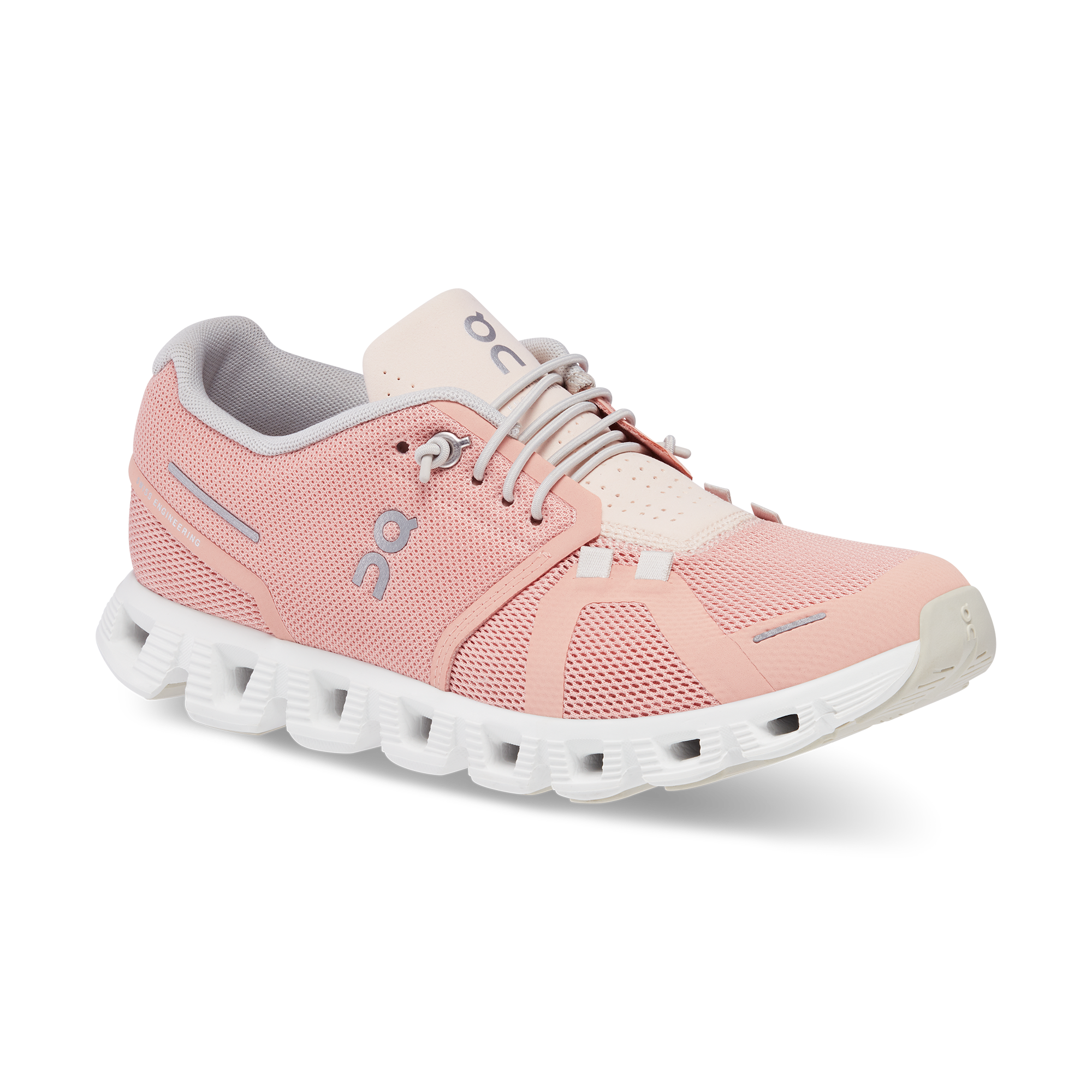 On Running Cloud 5 Women's Speed Lace Up Mesh Running Shoes In Rose Size 10  
