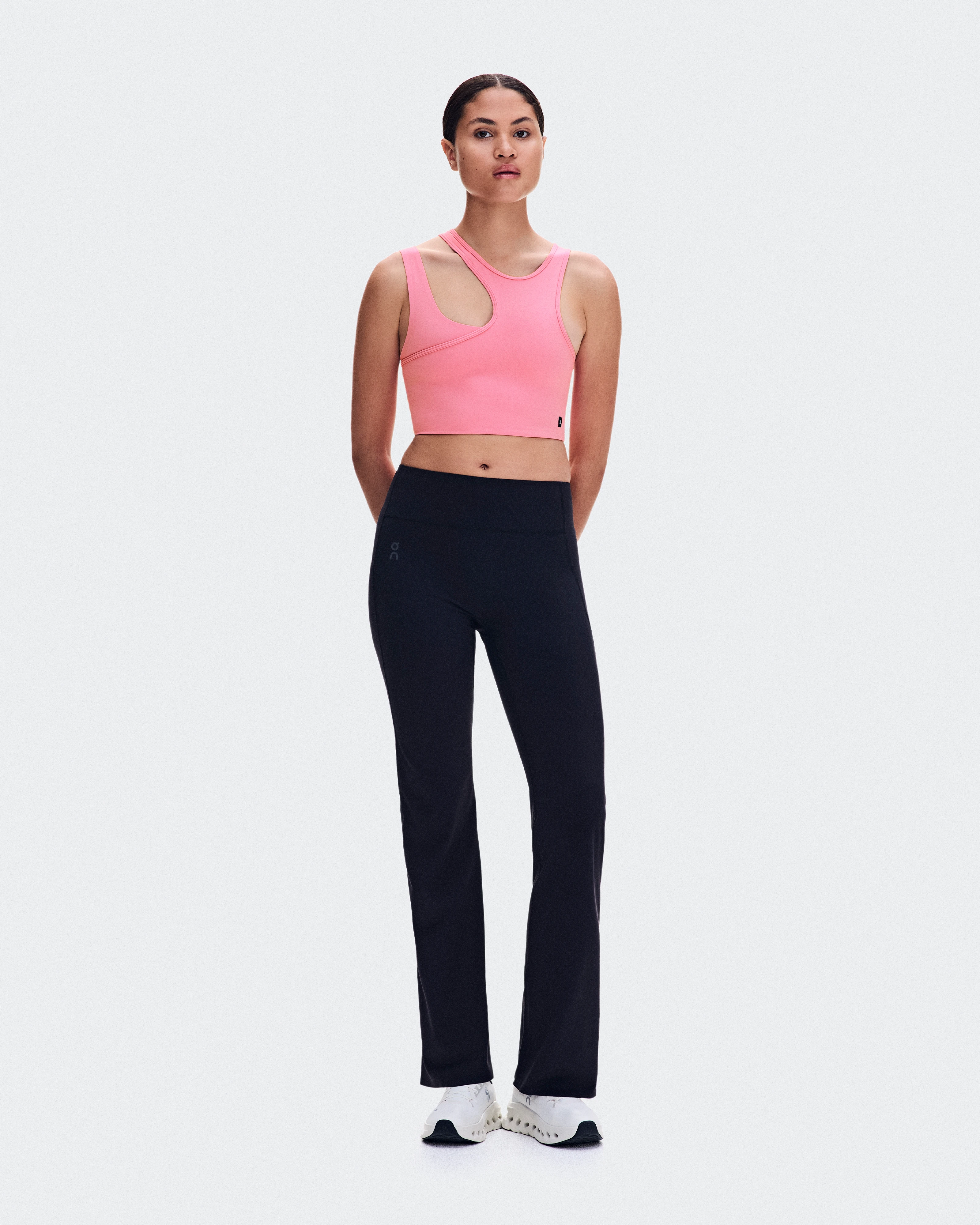 On Studio Asymmetric Crop Magnolia Women Tops and t-shirts