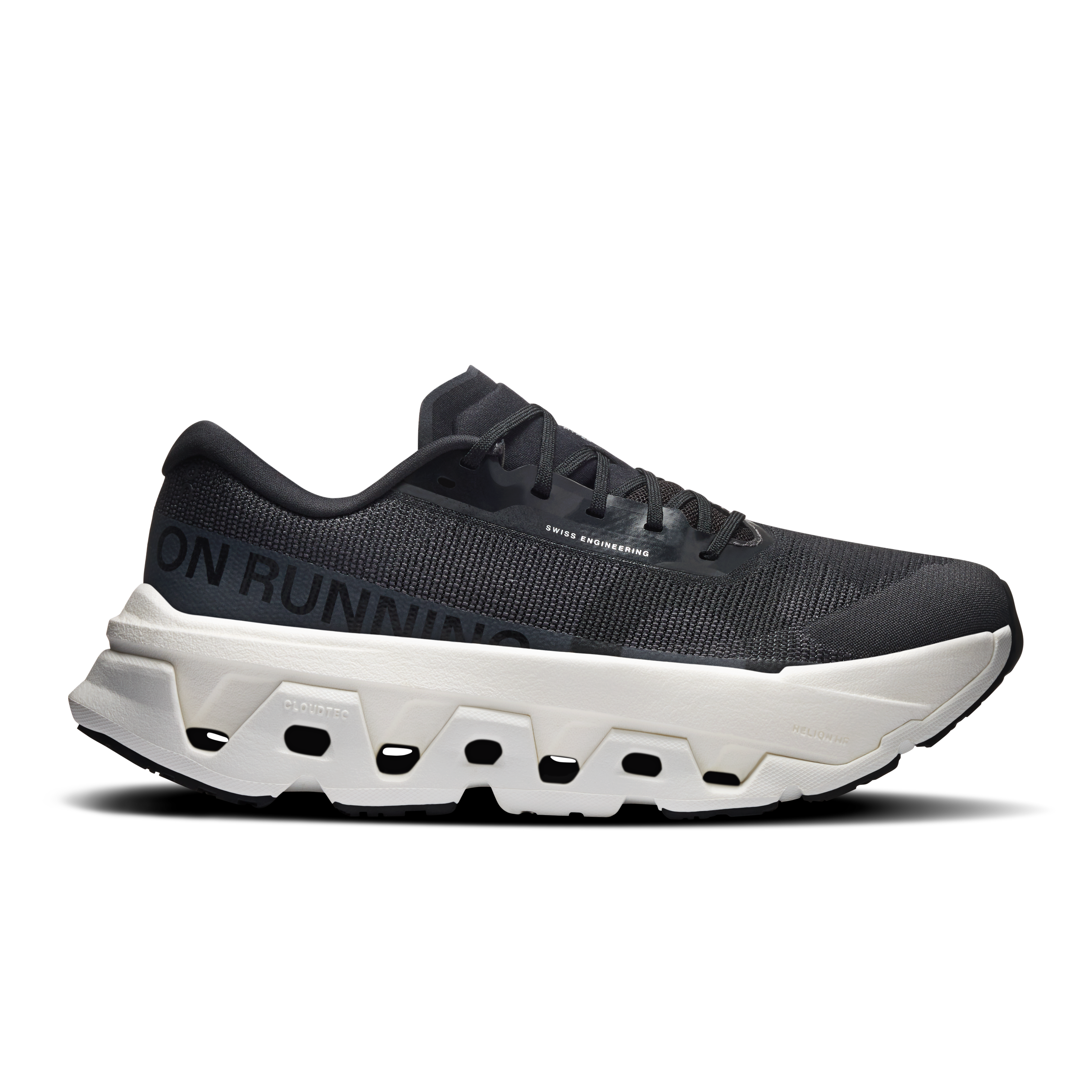 Cloudmonster 3 Hyper Road Running Shoe in Black/Ivory