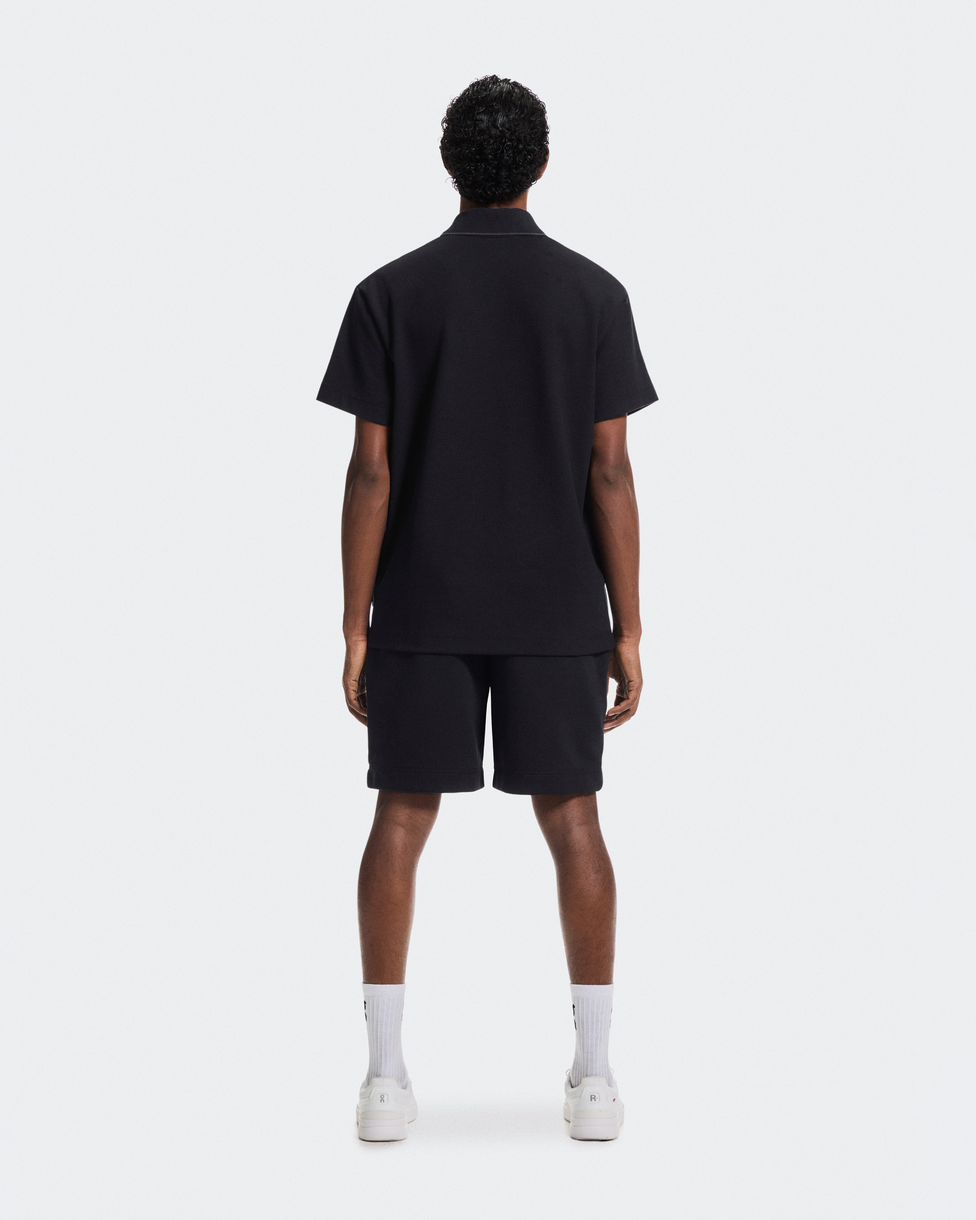 Courtside PoloMen / Black | Eclipse / L