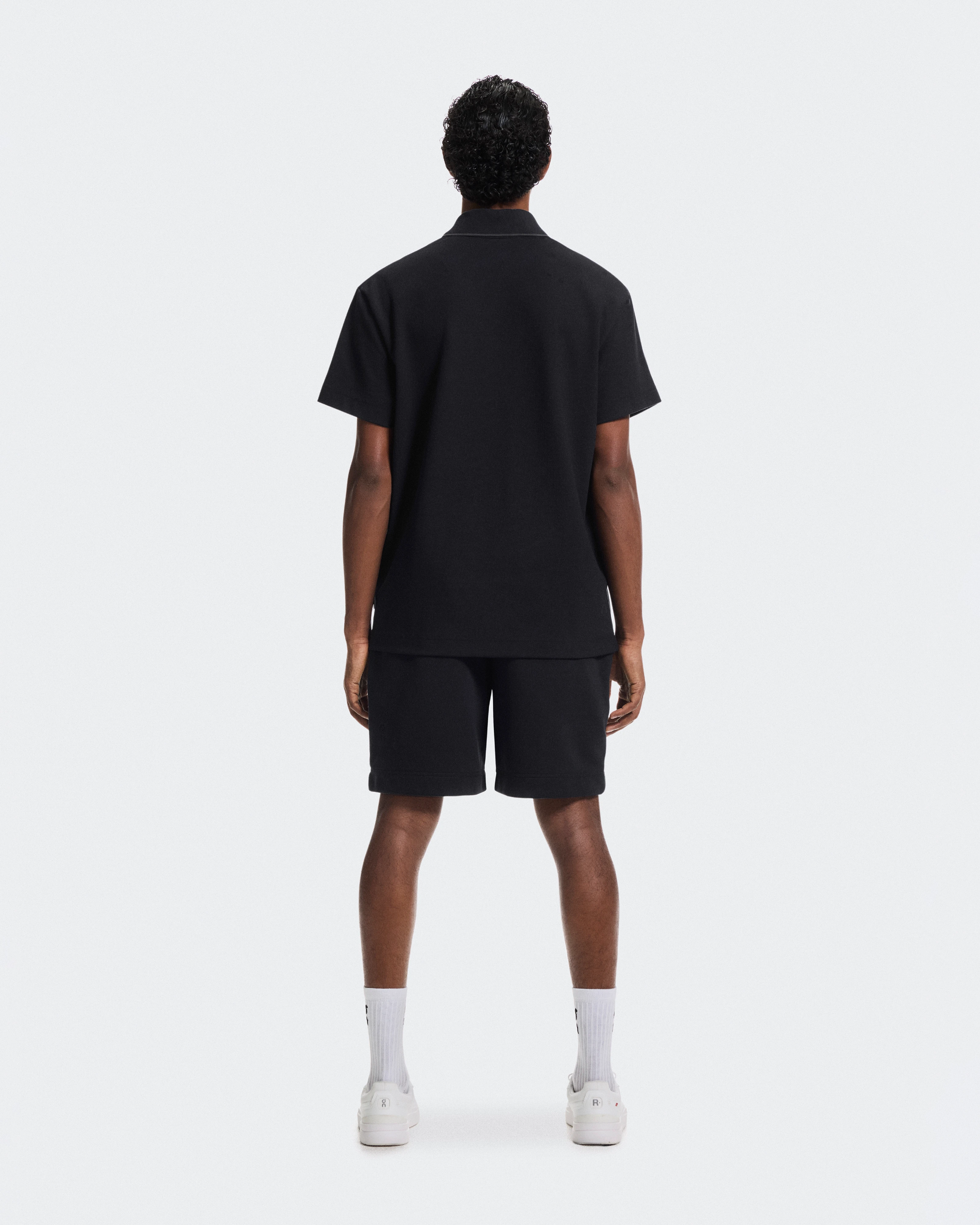 On Courtside Polo Black & Eclipse Men Tops and t-shirts